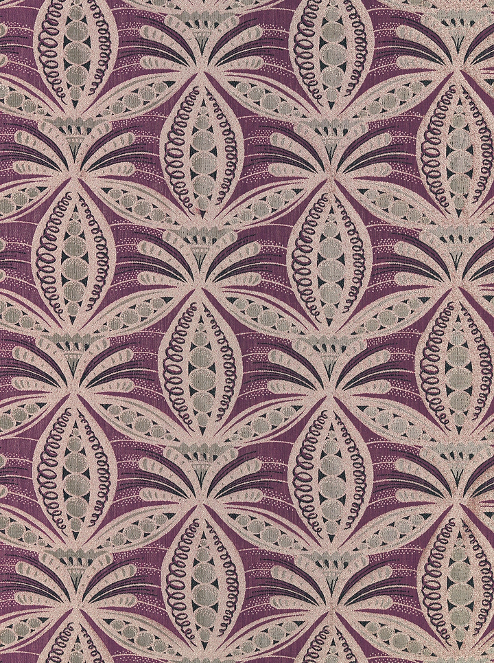 Purple beige patterned fabric intricate radiance vlr6990.004