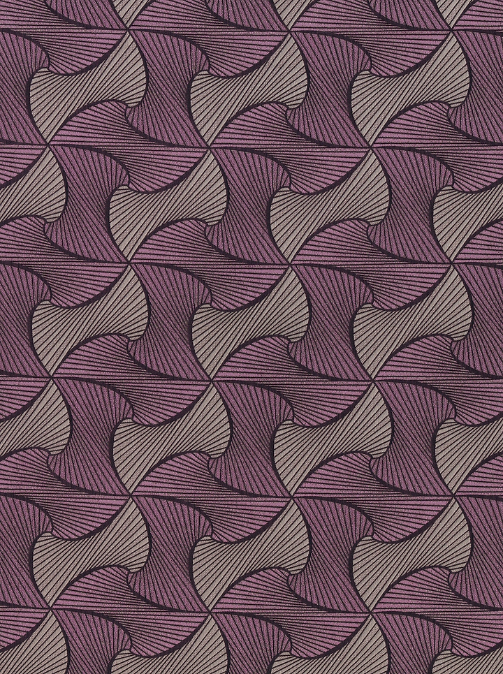 Purple gray geometric patterned fabric radiance vlr9969.001