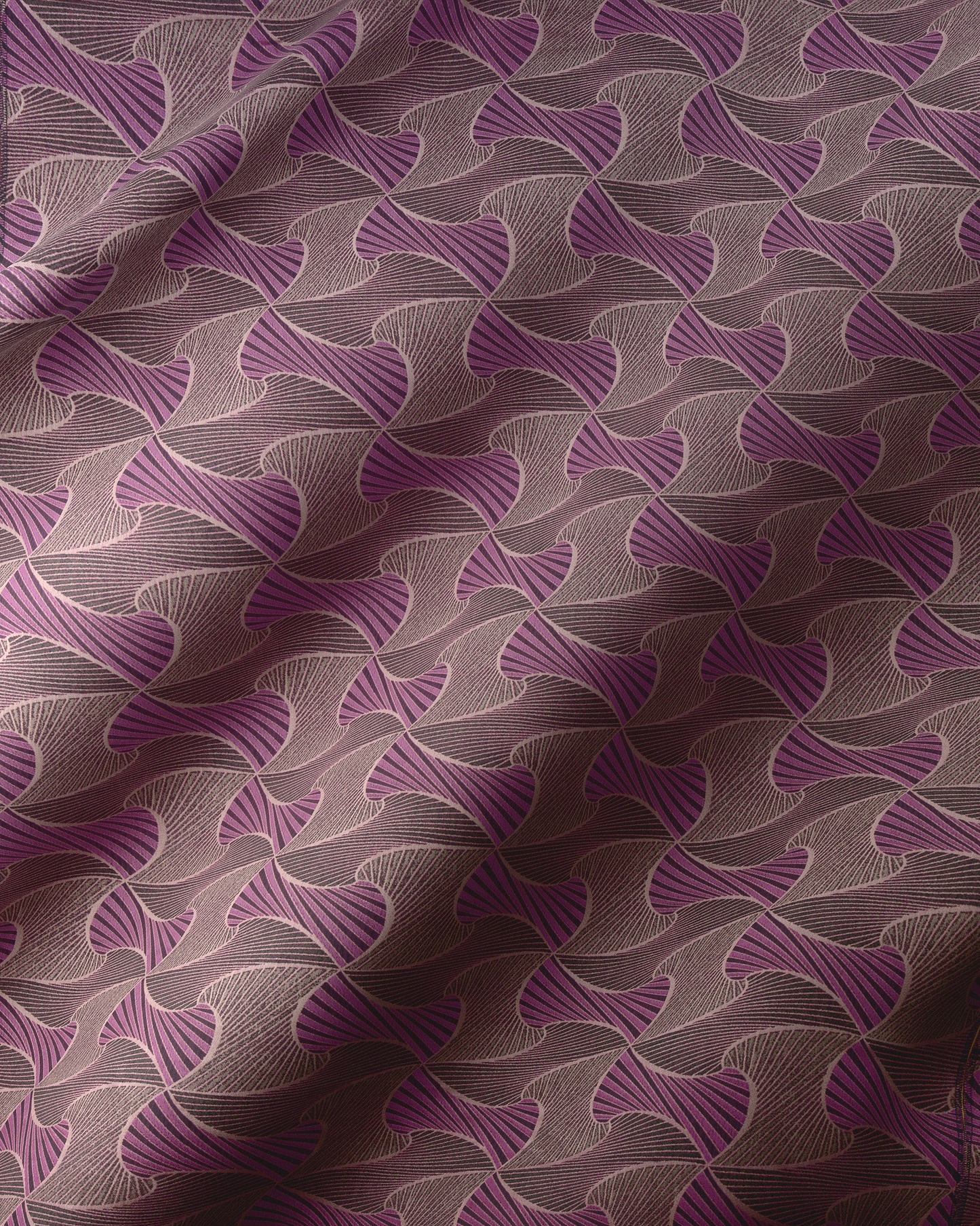 Purple taupe fabric geometric pattern radiance vlr9969.001