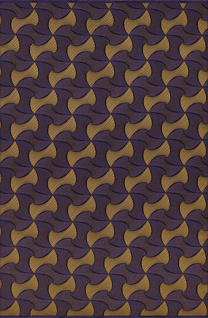 Purple gold geometric patterned fabric radiance vlr9969.002