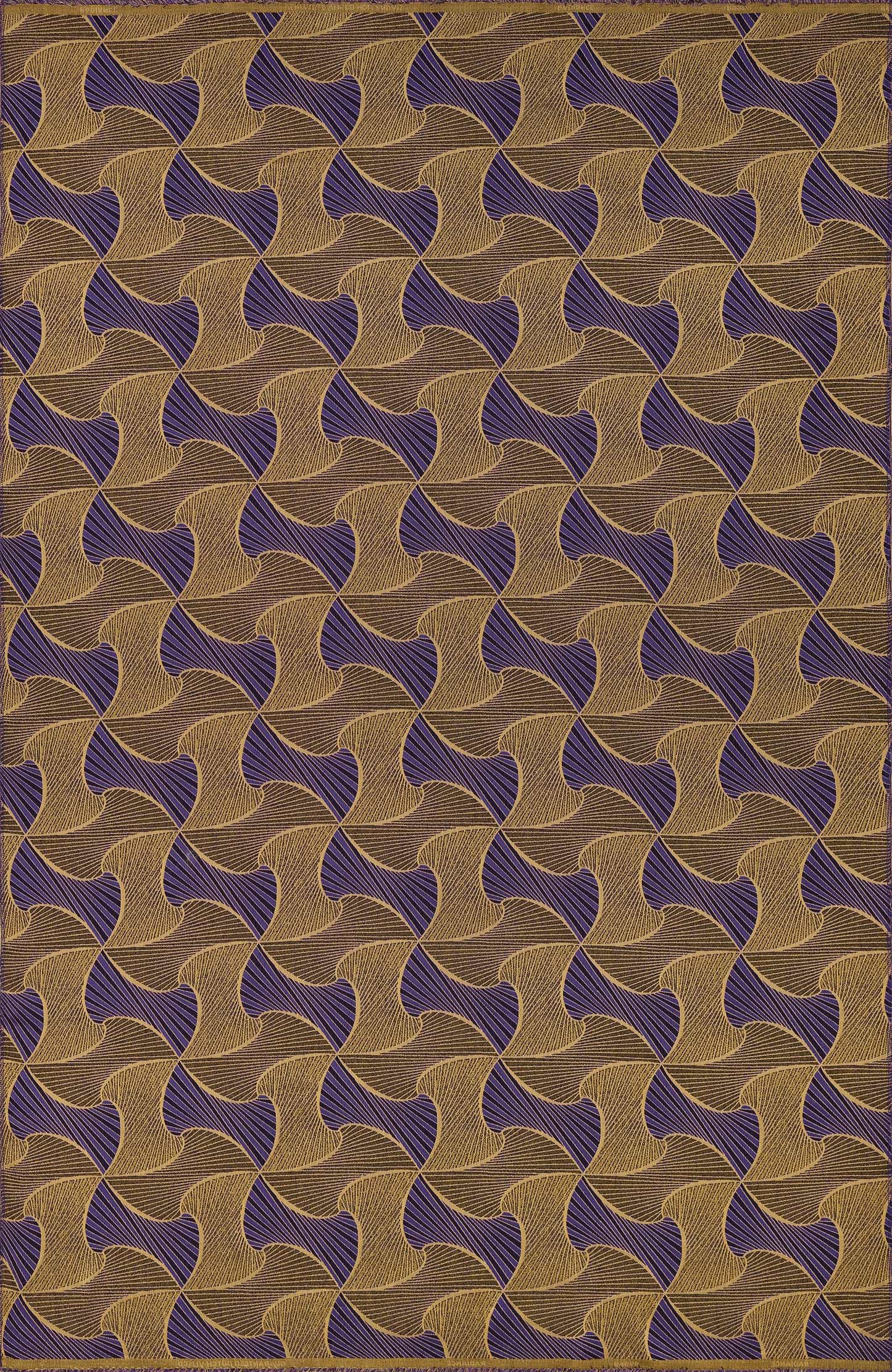 Geometric pattern wave-like shapes deep radiance vlr9969.002
