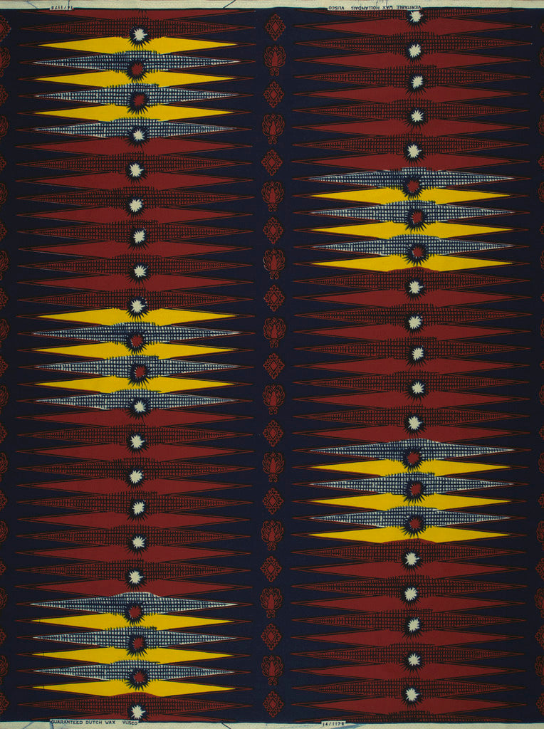 Colorful patterned fabric wax hollandais vl01178.253