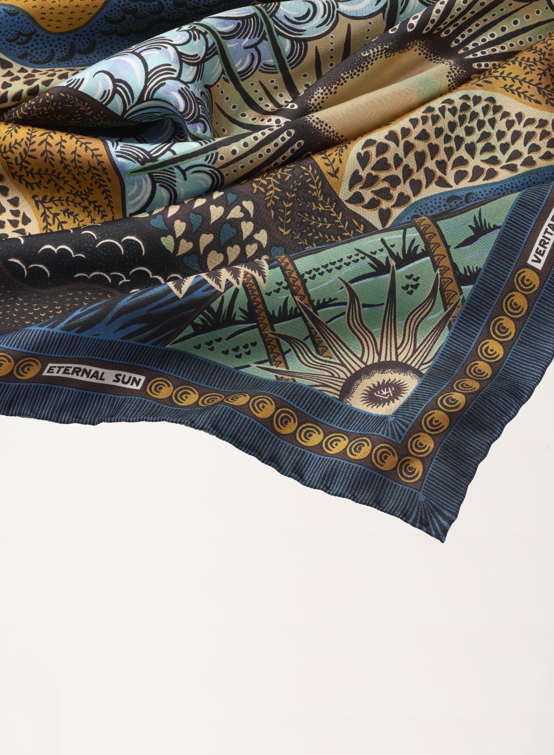 Eternal Sun Blue Scarf 68 | VDAU00005.001