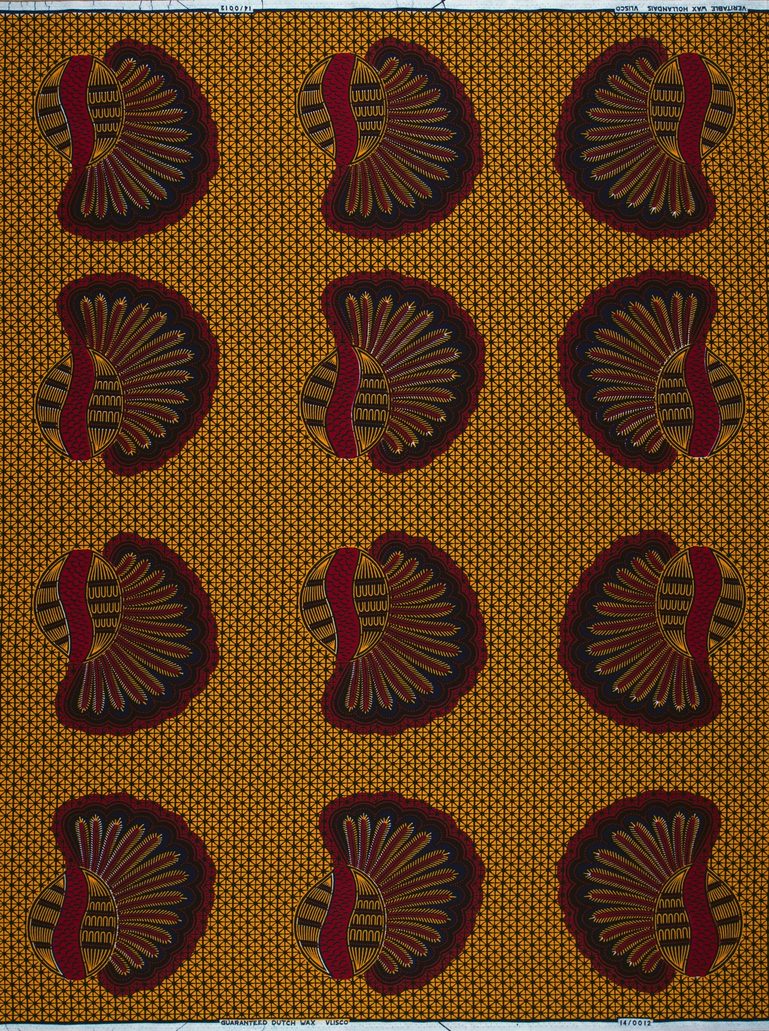 Wax Hollandais | VL00012.205 | Bunch of Bananas, Helmet, Kimba, Shell
