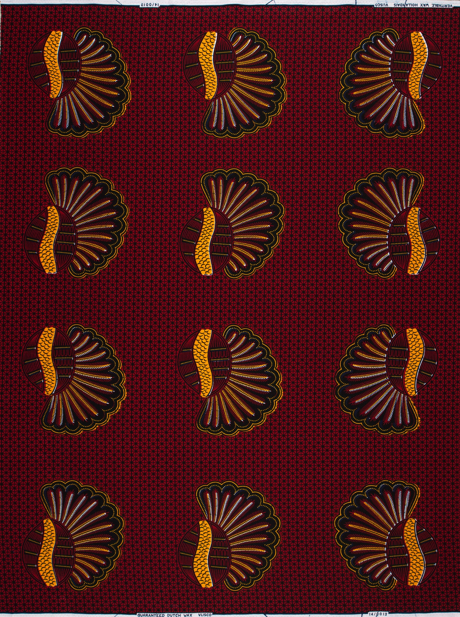 Wax Hollandais | VL00012.219 | Bunch of Bananas, Helmet, Kimba, Shell
