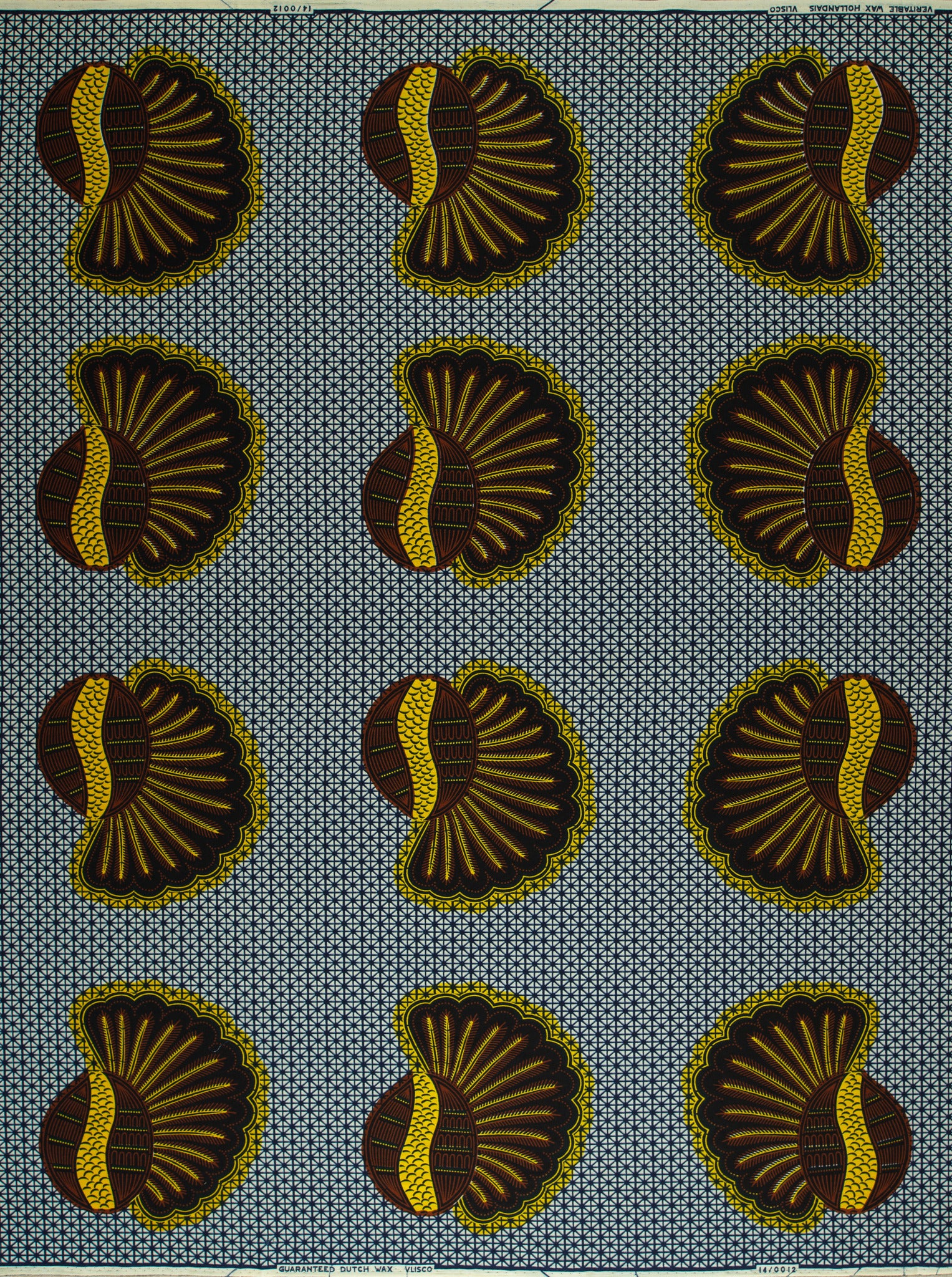 Wax Hollandais | VL00012.226 | Bunch of Bananas, Helmet, Kimba, Shell