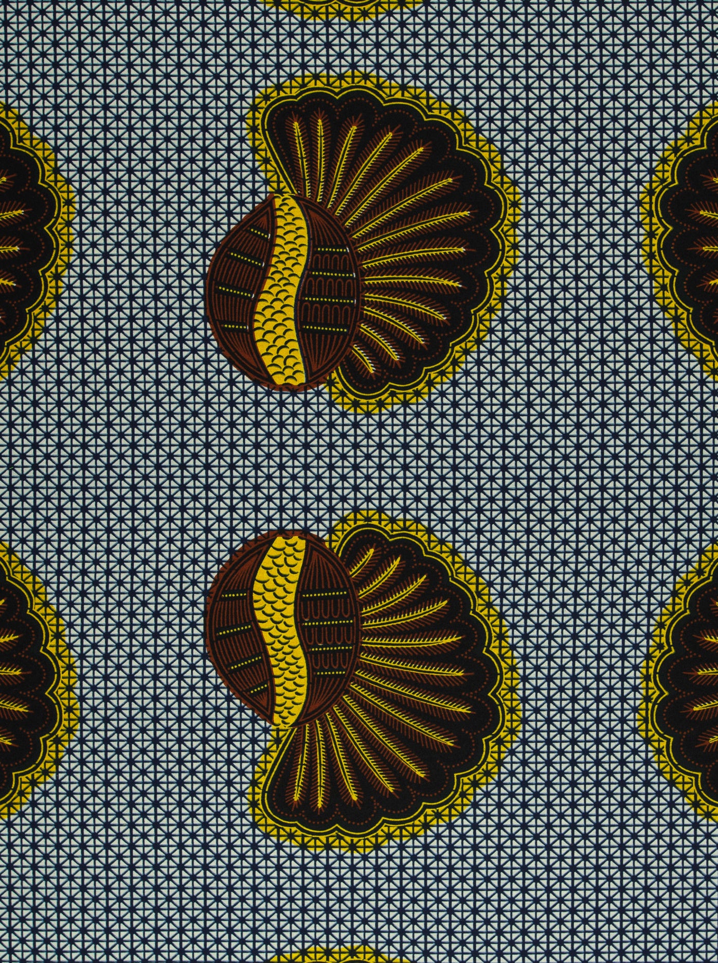 Wax Hollandais | VL00012.226 | Bunch of Bananas, Helmet, Kimba, Shell