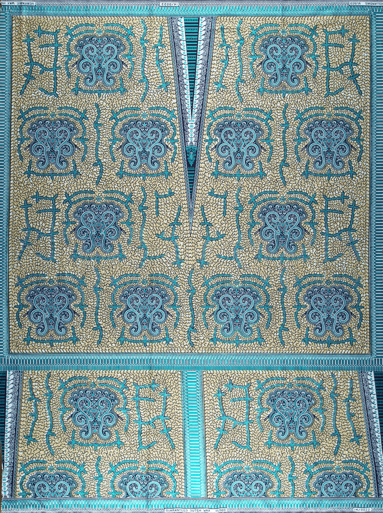 Wax Hollandais | VL00022.396 | Blue Embellished