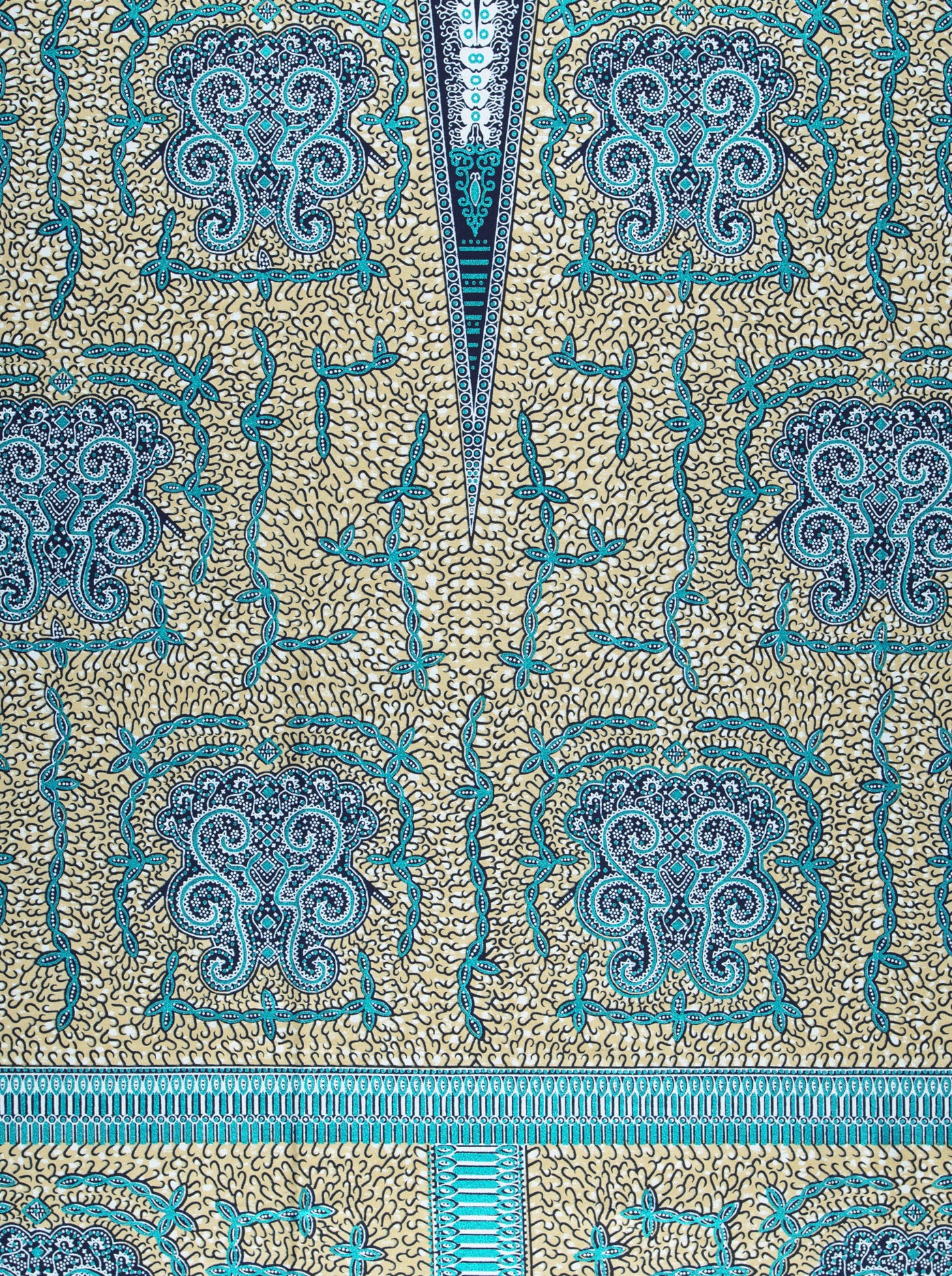 Wax Hollandais | VL00022.396 | Blue Embellished