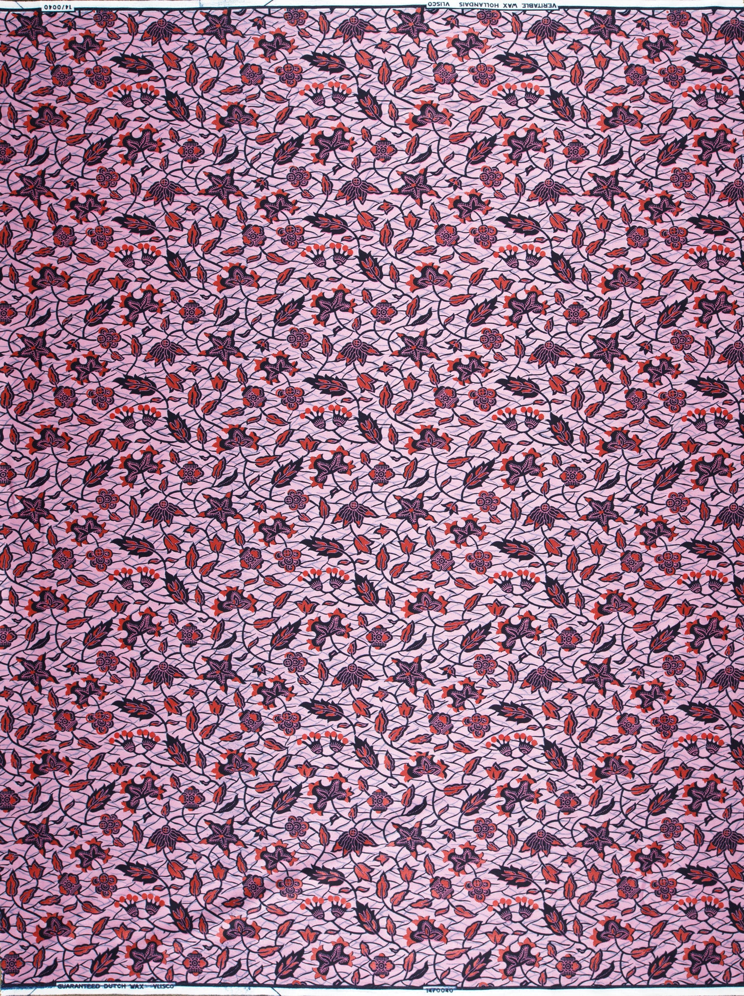Wax Hollandais | VL00040.193 | Red Embellished