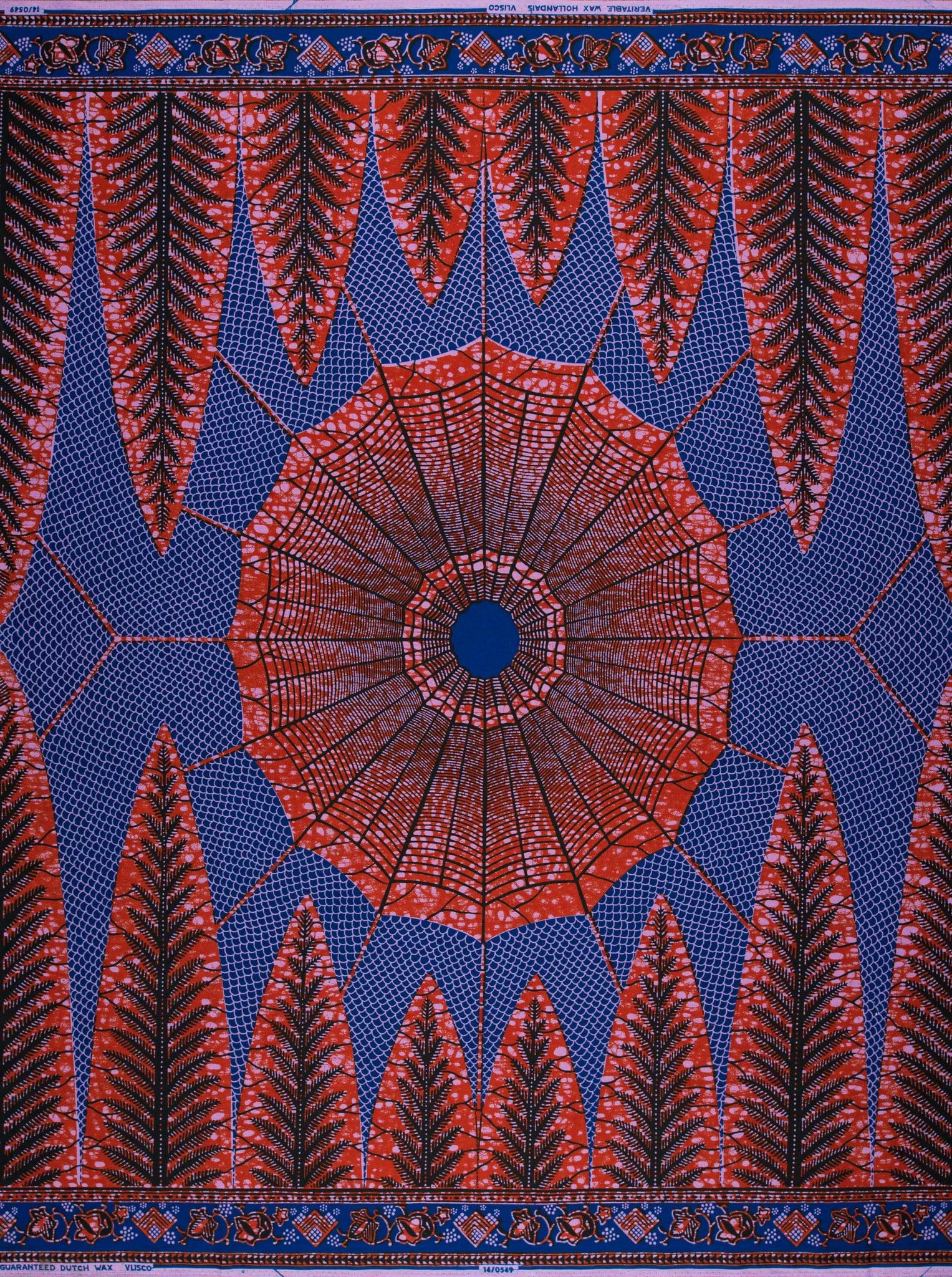 Wax Hollandais | VL00549.223 | Anansi's Spiderweb, The Spider