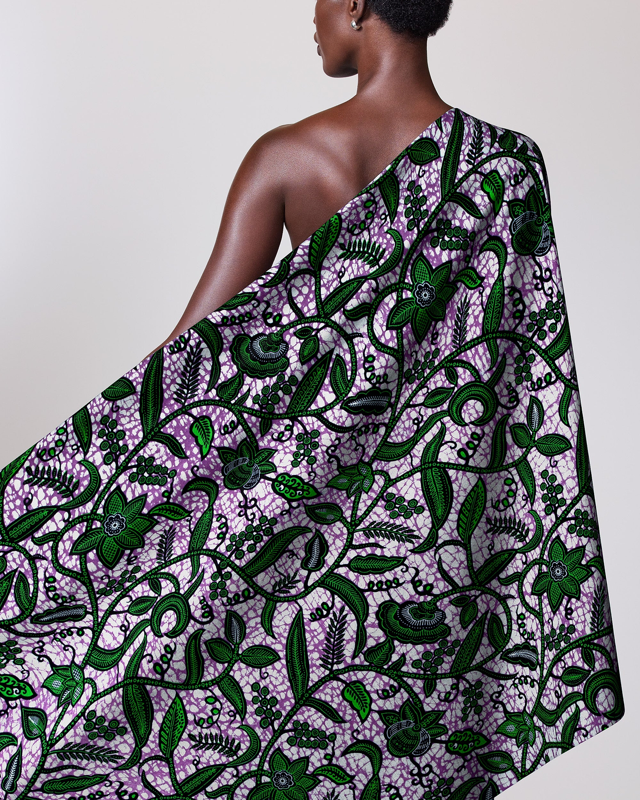 ☆【希少】LOST CONTROL 刺繍 スイングトップ 虎刺繍 WALDES☆ Wax Hollandais | VL00564.462 | Leaf trail, Sweet Mother – Vlisco