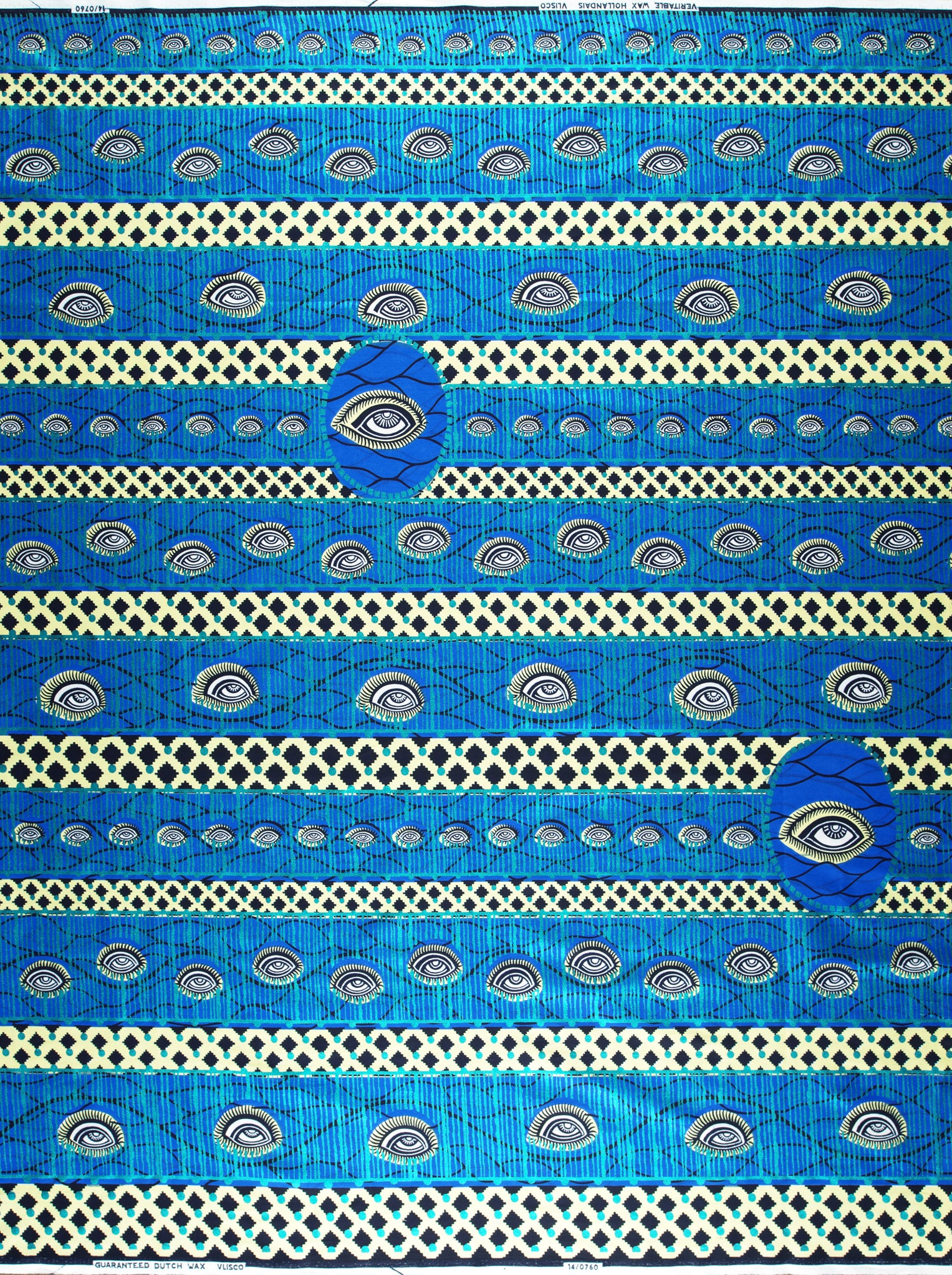 Wax Hollandais | VL00760.224 | Blue Embellished