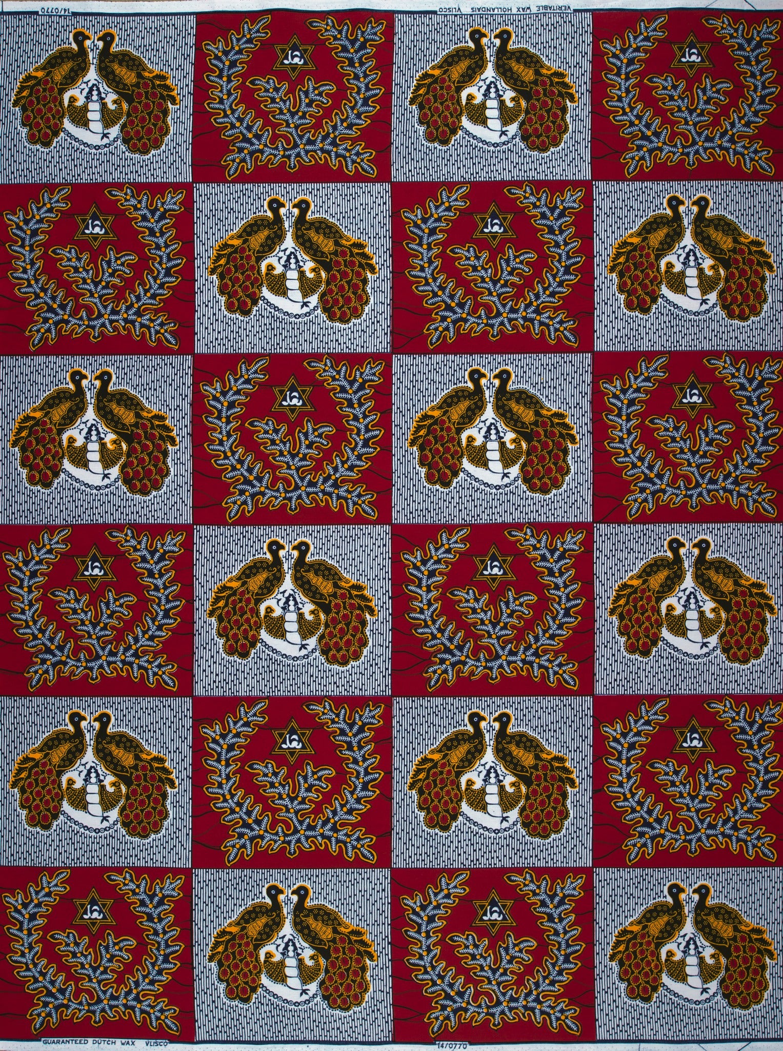 Patterned fabric wax hollandais vl00770.087