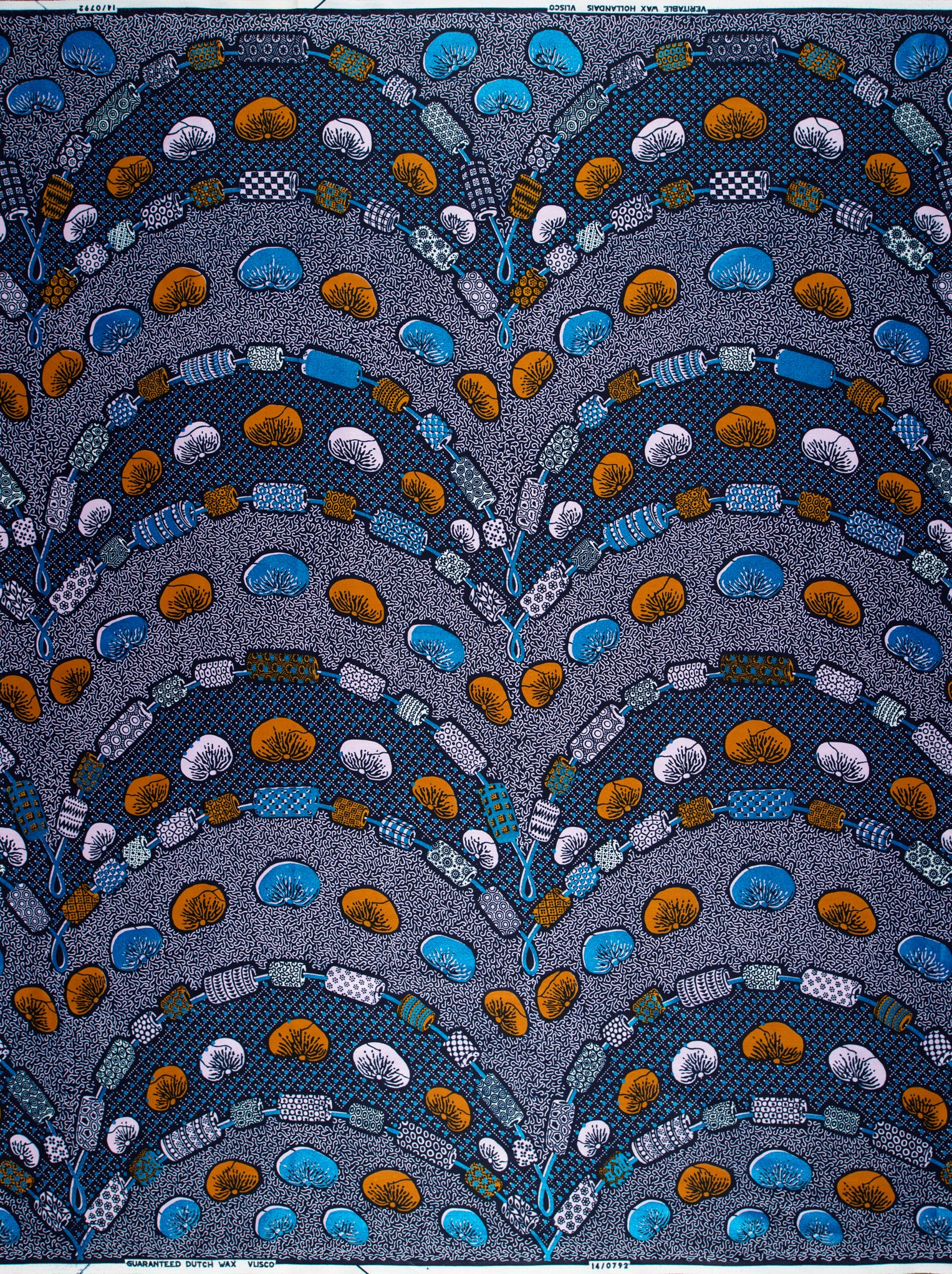 Wax Hollandais | VL00792.277 | Orné de Bleu Royal