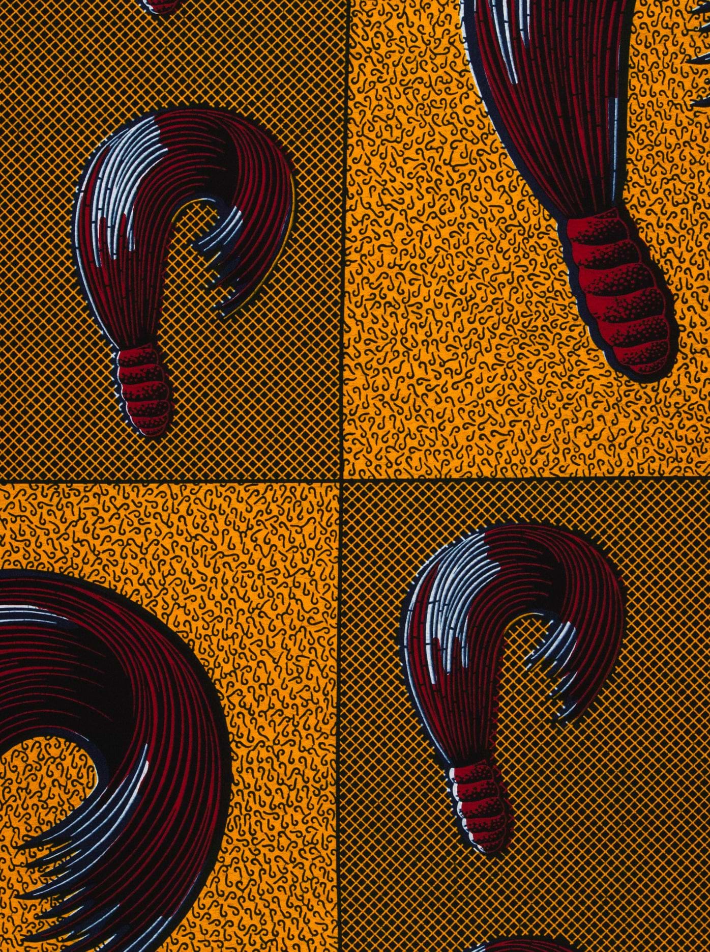 Colorful patterned fabric wax hollandais vl00815.155