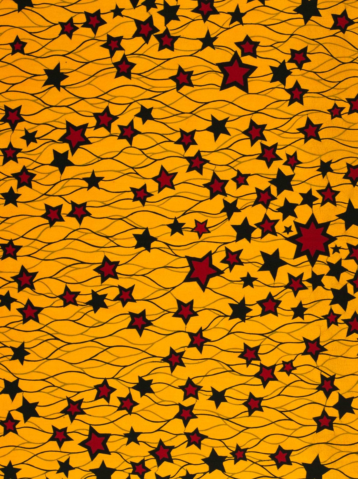 Vibrant yellow fabric adorned lively wax hollandais vl00954.138