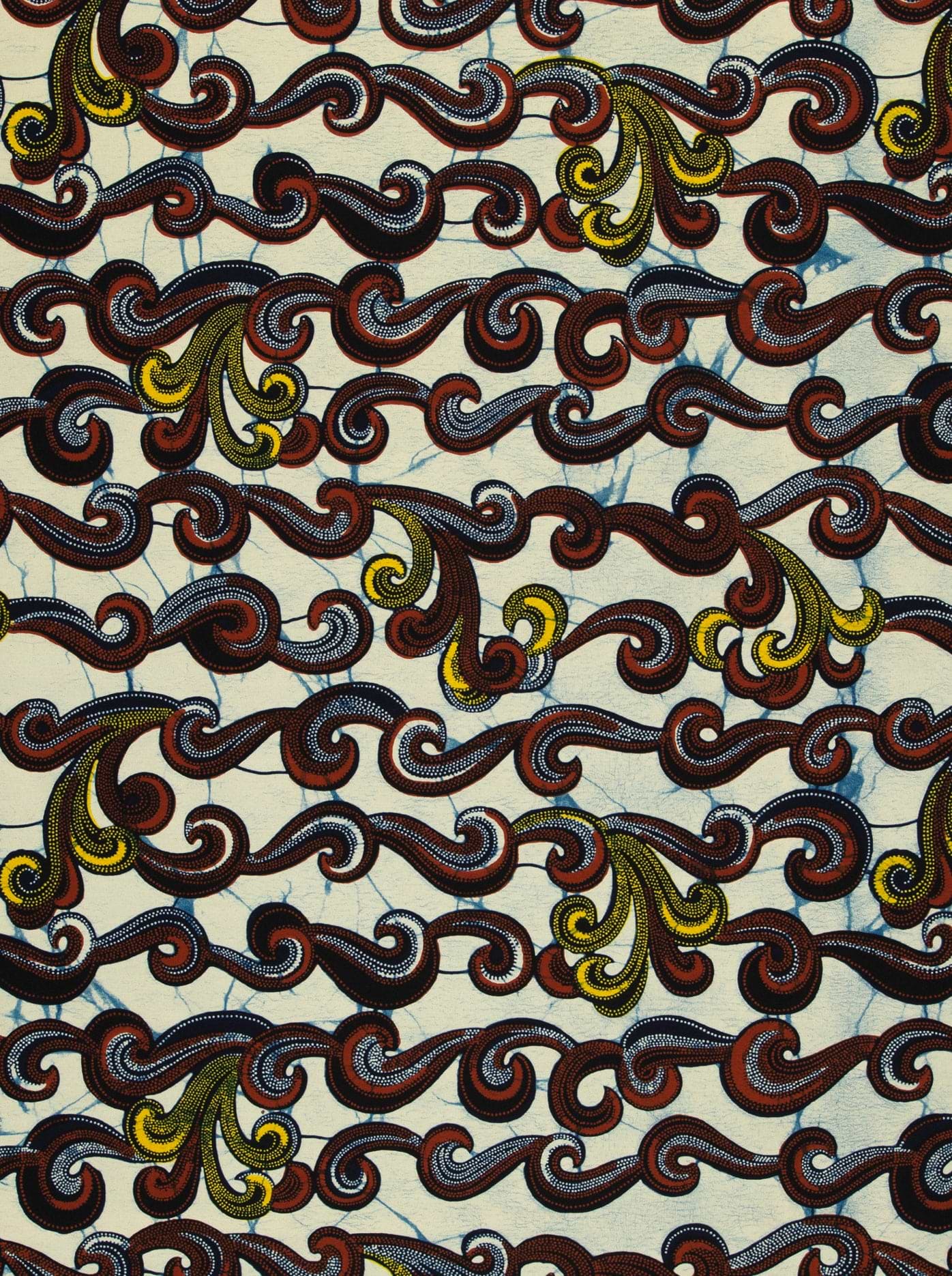 Patterned fabric wax hollandais vl01474.048