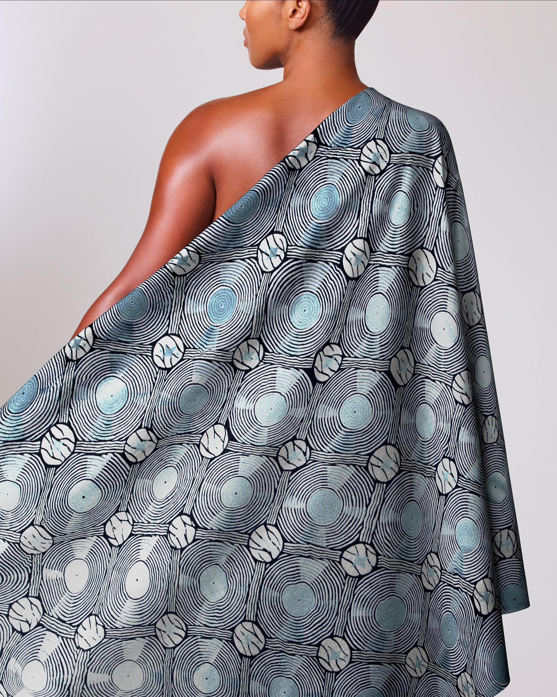 Wax Hollandais | VL01506.022 | Pastel Blue Embellished