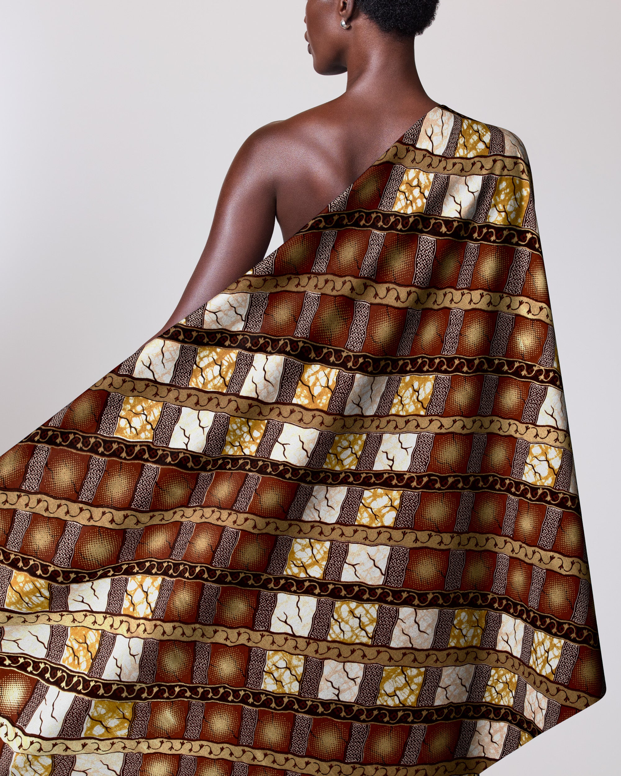 Super-wax | Vl02788.345 | Gold Embellished | Vlisco