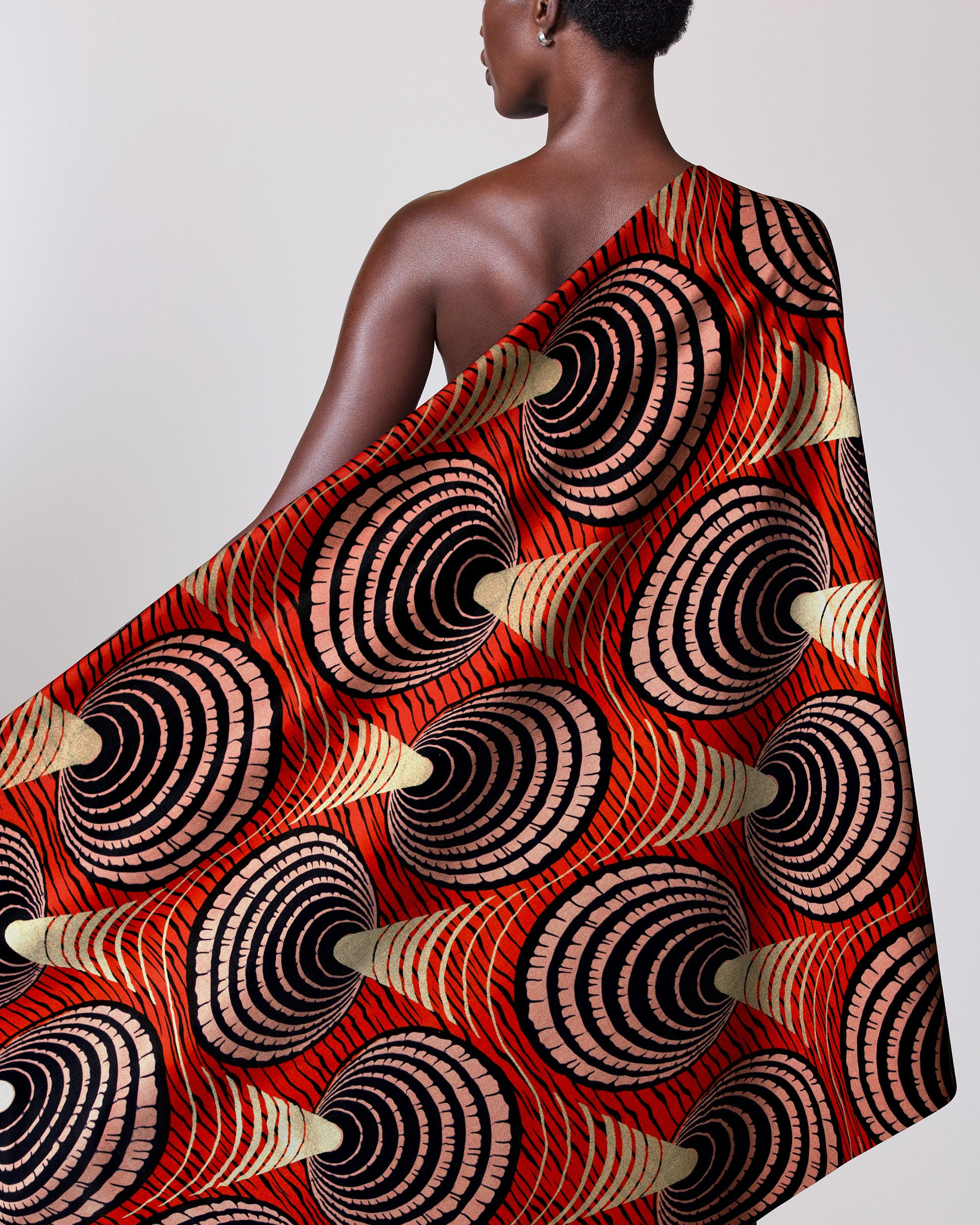 Vibrant red black cream-colored african wax hollandais vl03636.193