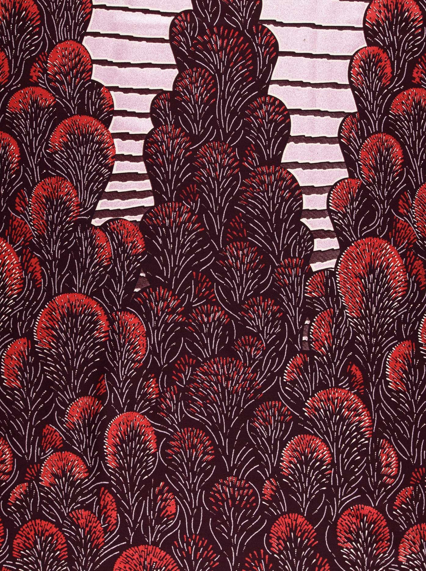 Vibrant red dark burgundy botanical wax glitterglam vl03762.015