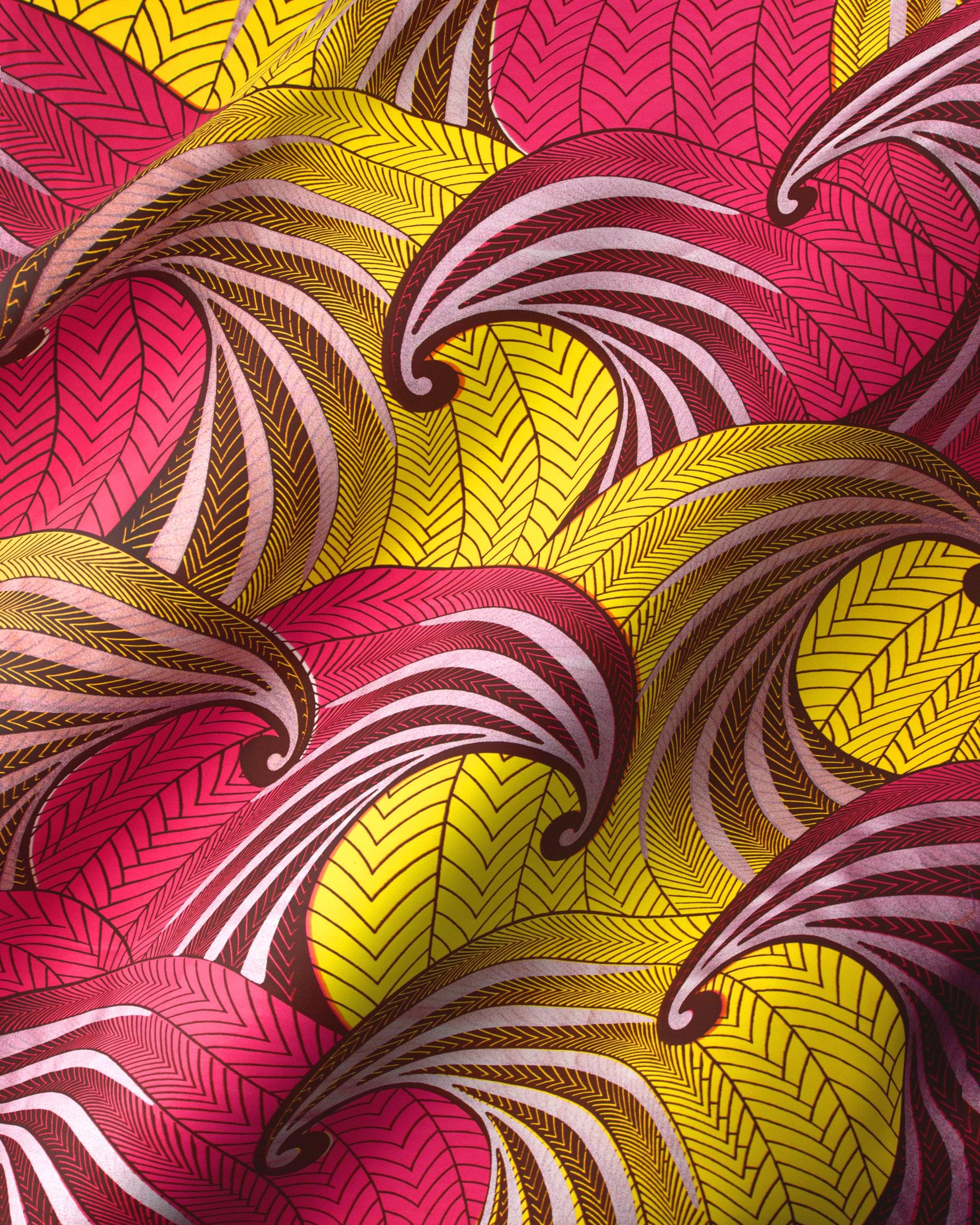 Vibrant african print fabric bold wax hollandais vl03902.030