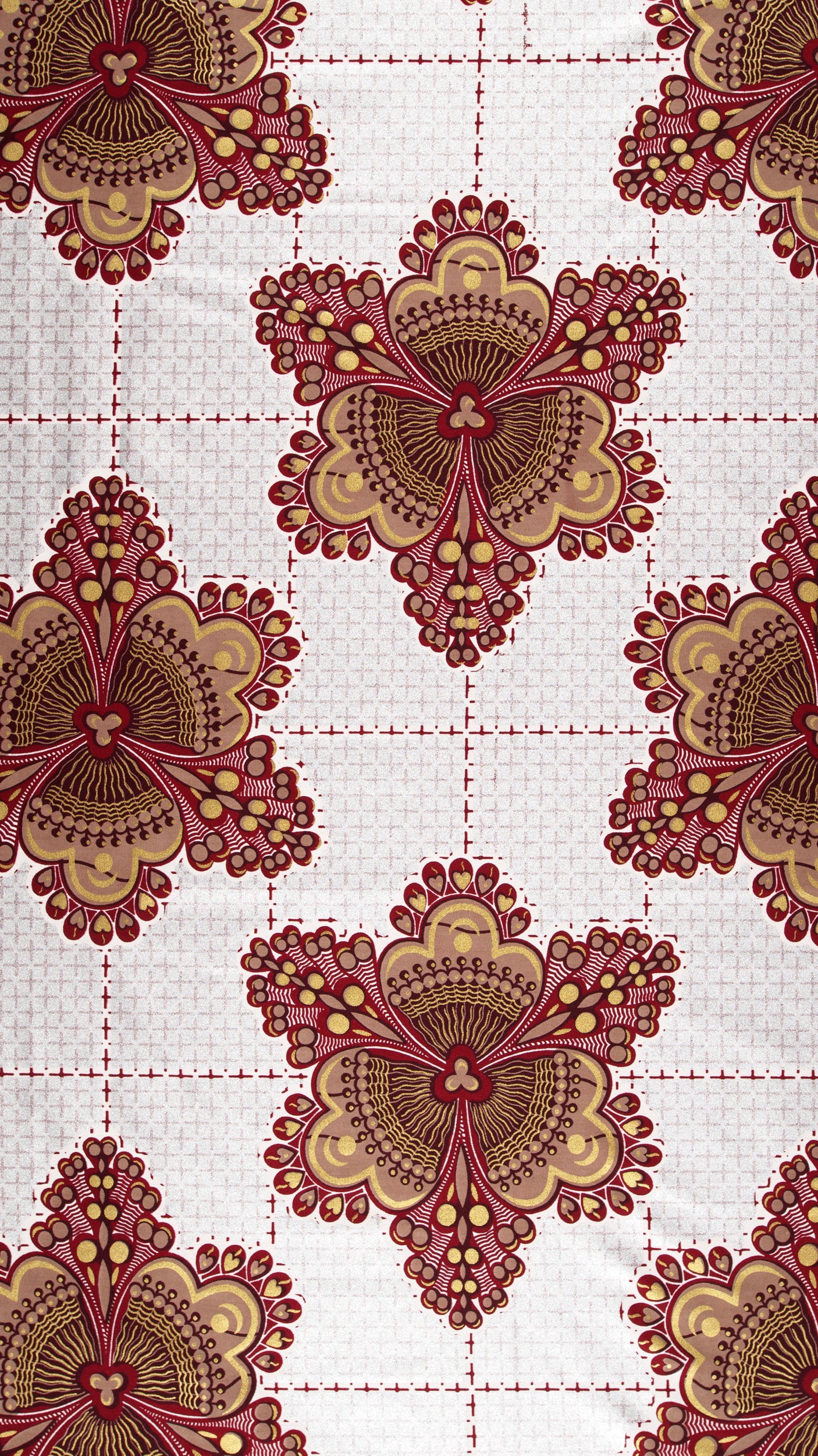 Fabric features pattern ornate symmetrical wax glitterglam vl04185.017