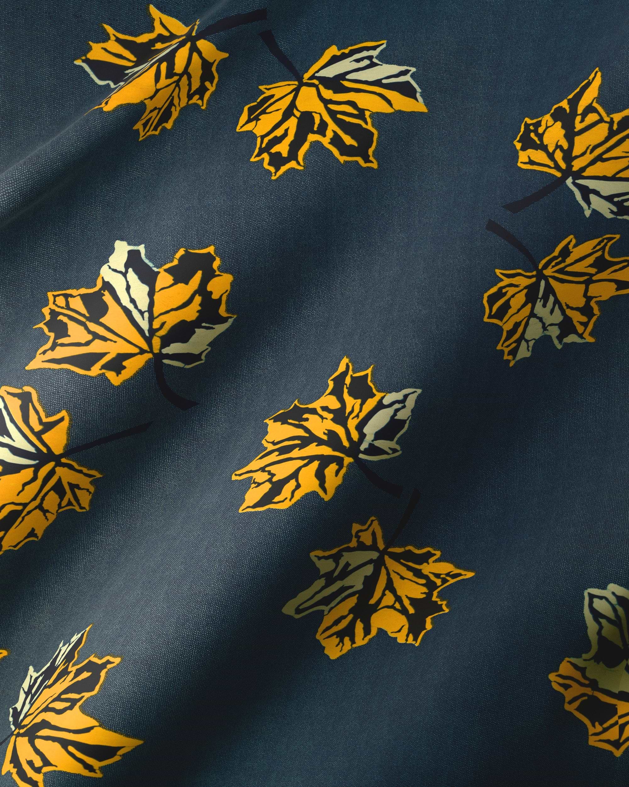 Dark blue fabric pattern stylized wax hollandais vl04735.087