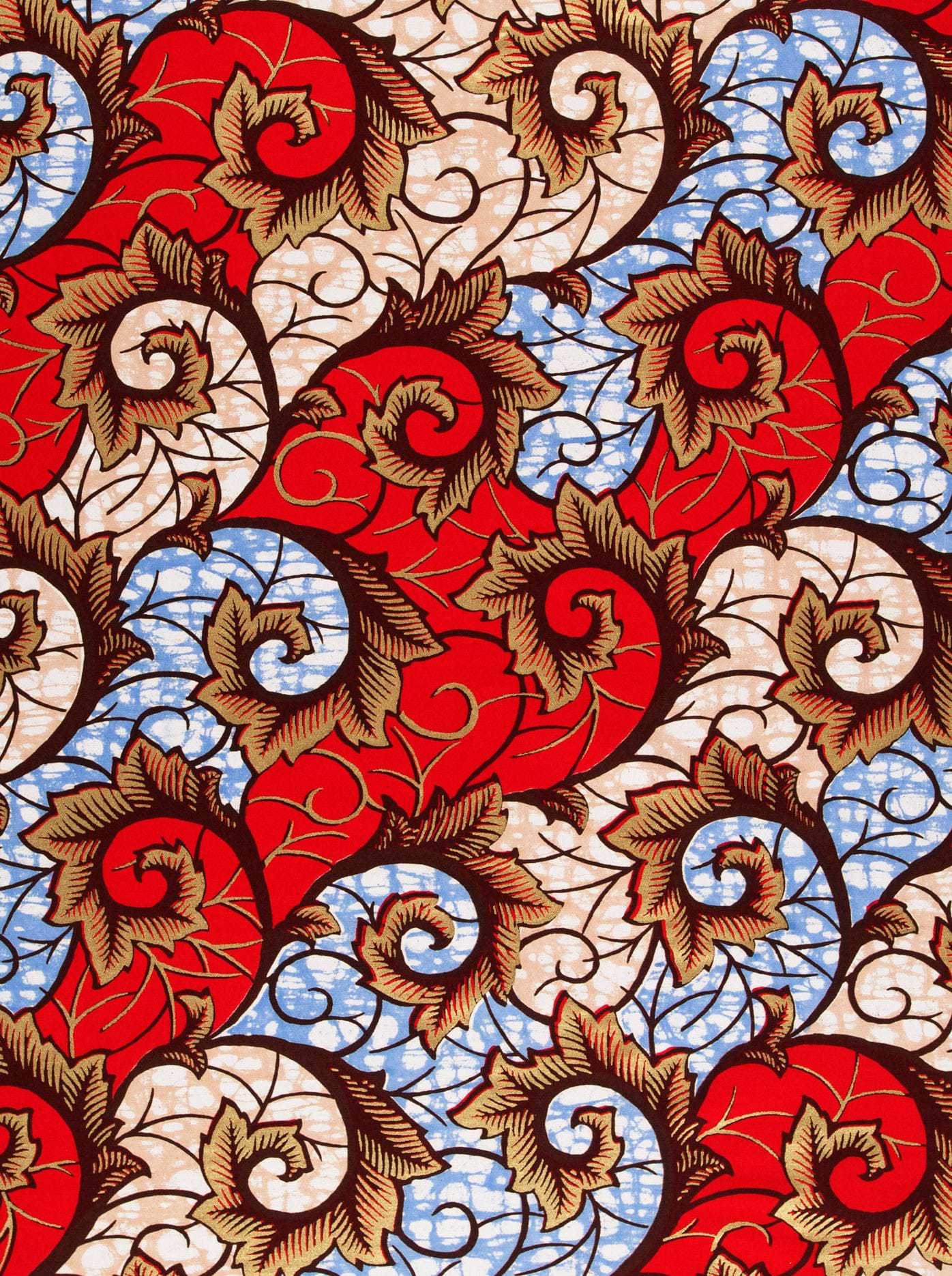 Colorful patterned fabric super-wax vl04860.023