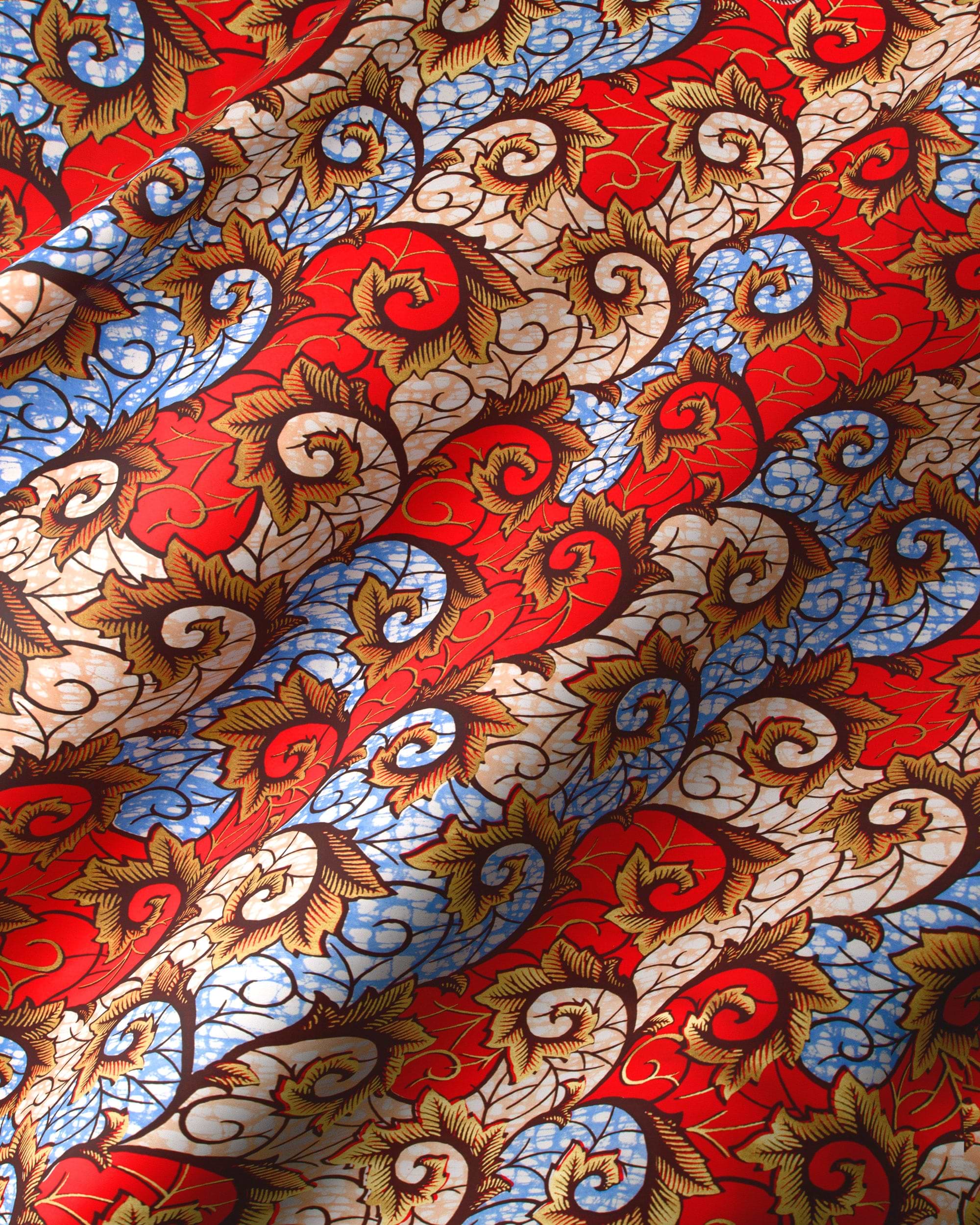 Colorful patterned fabric super-wax vl04860.023
