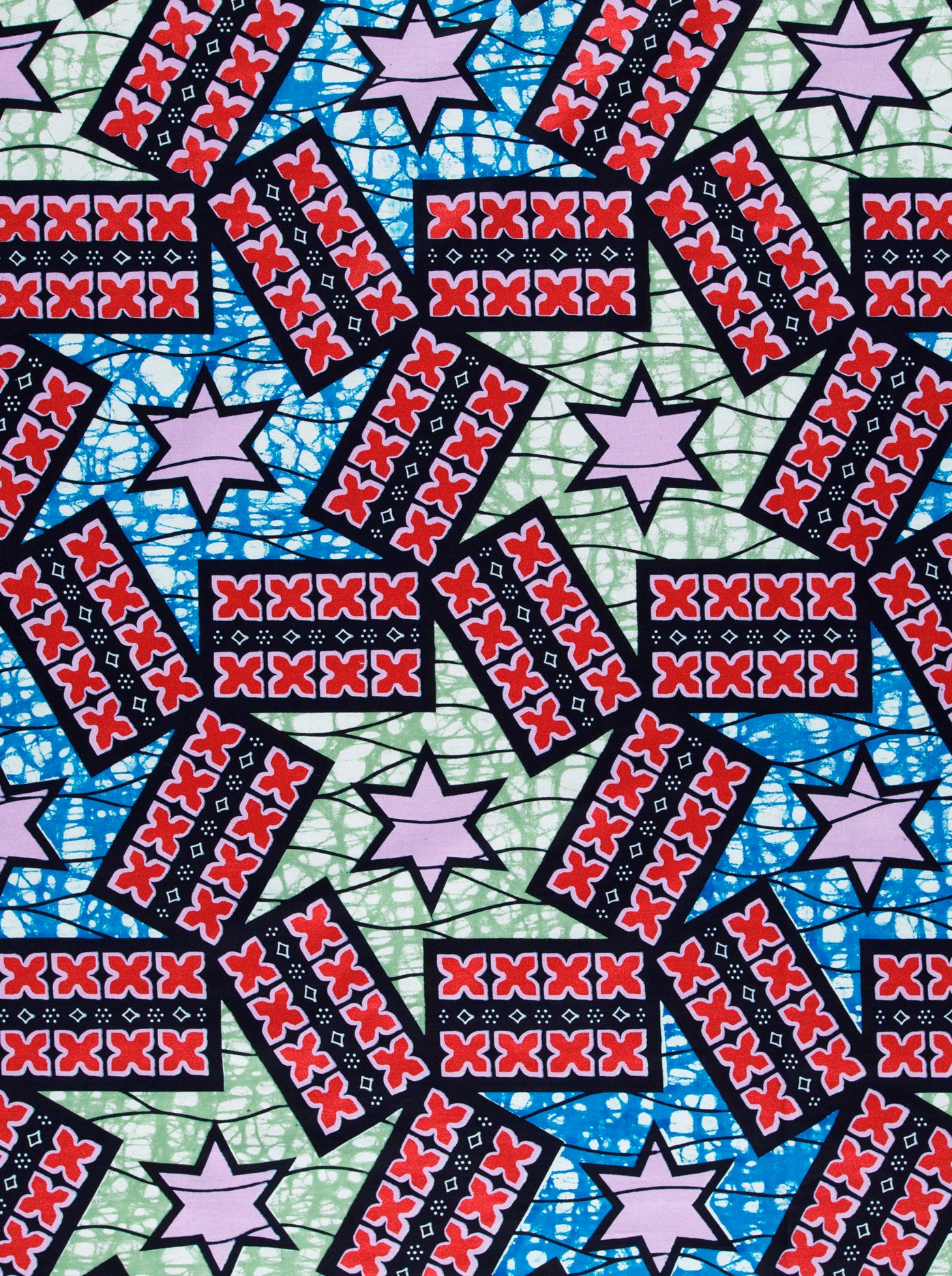 Vibrant african print fabric bold super-wax vl09049.025