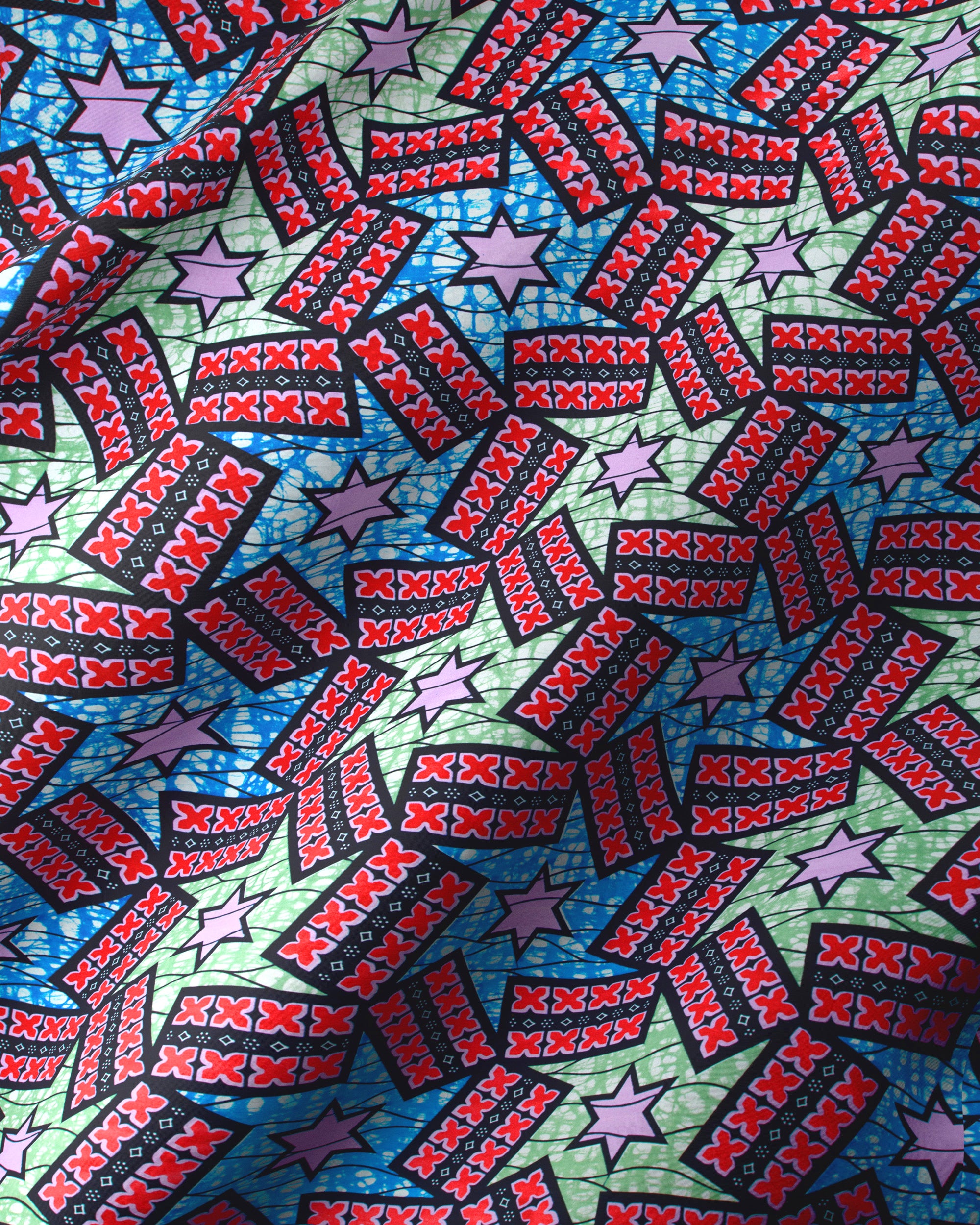 Vibrant african print fabric bold super-wax vl09049.025