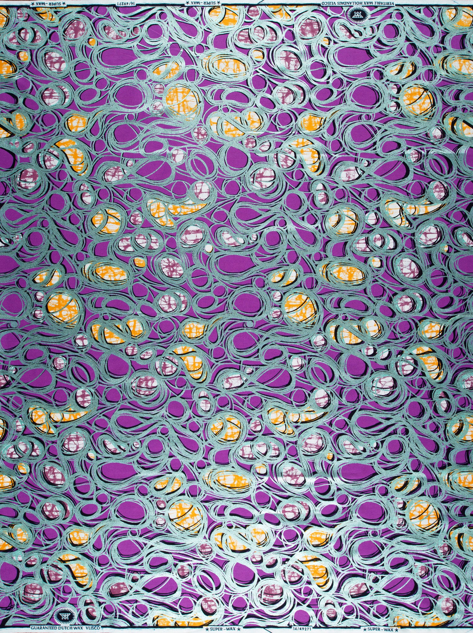 Vibrant purple fabric bold abstract super-wax vl49271.017