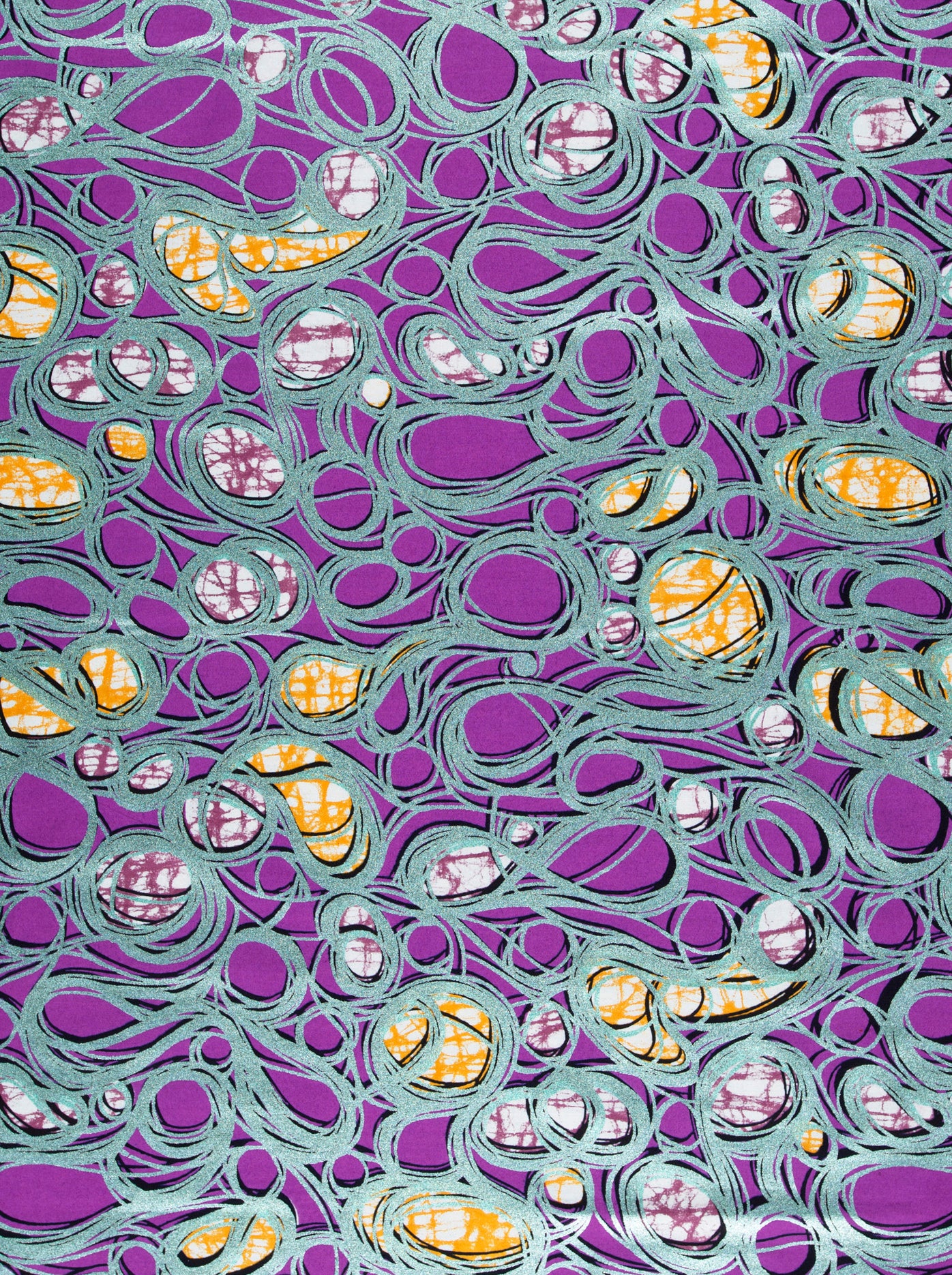 Vibrant purple fabric abstract pattern super-wax vl49271.017