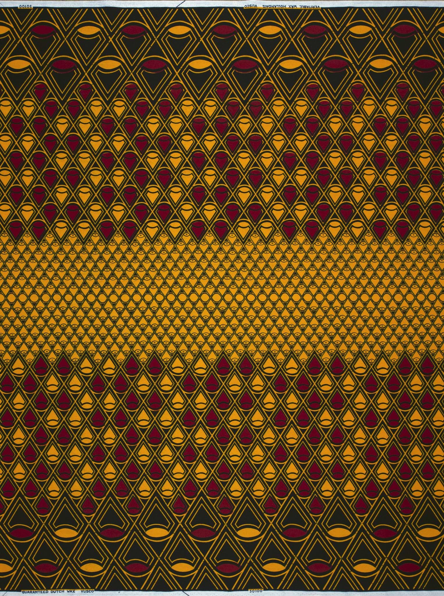 Vibrant african print fabric bold wax hollandais vl50100.055