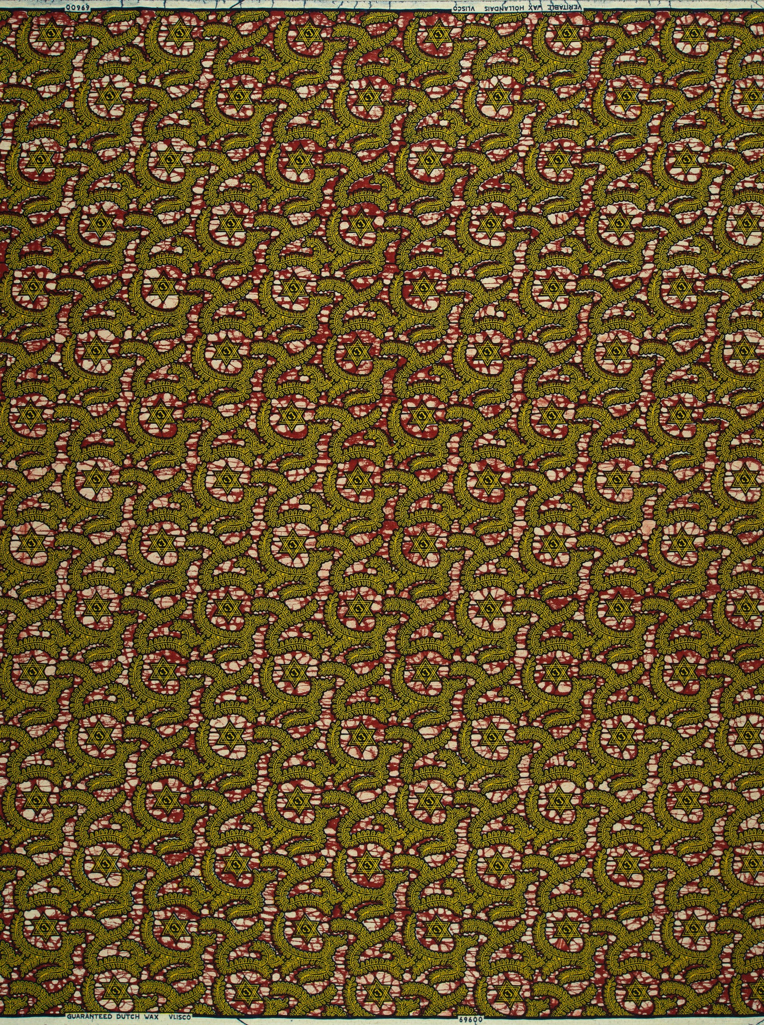Wax Hollandais | VL69600.184 | Ukpaka Leaf with Star