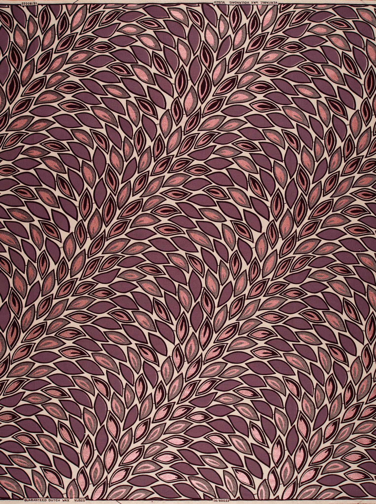 Patterned fabric dense design stylized wax hollandais vl80022.008