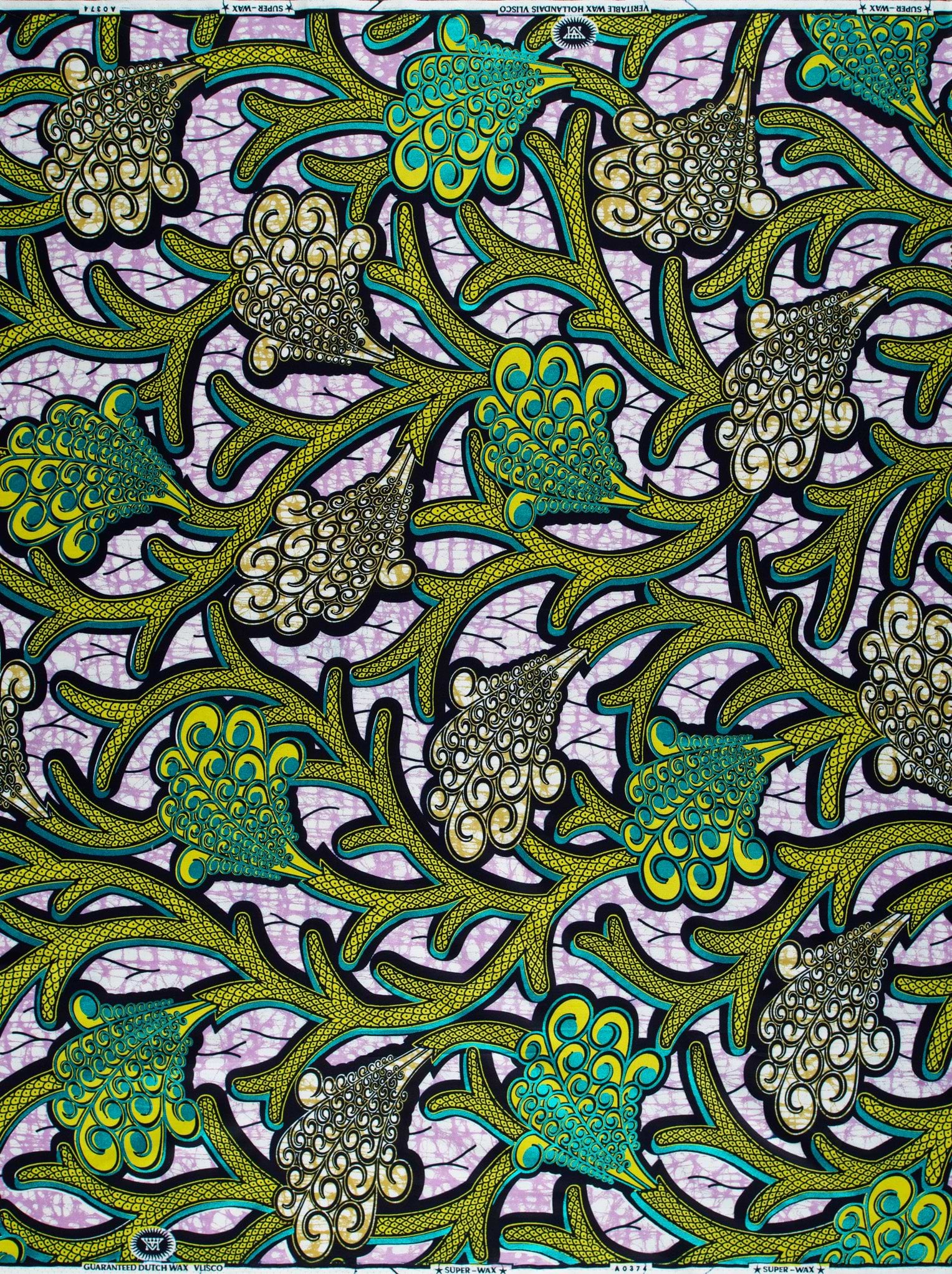 Vibrant african print fabric bold super-wax vla0374.028