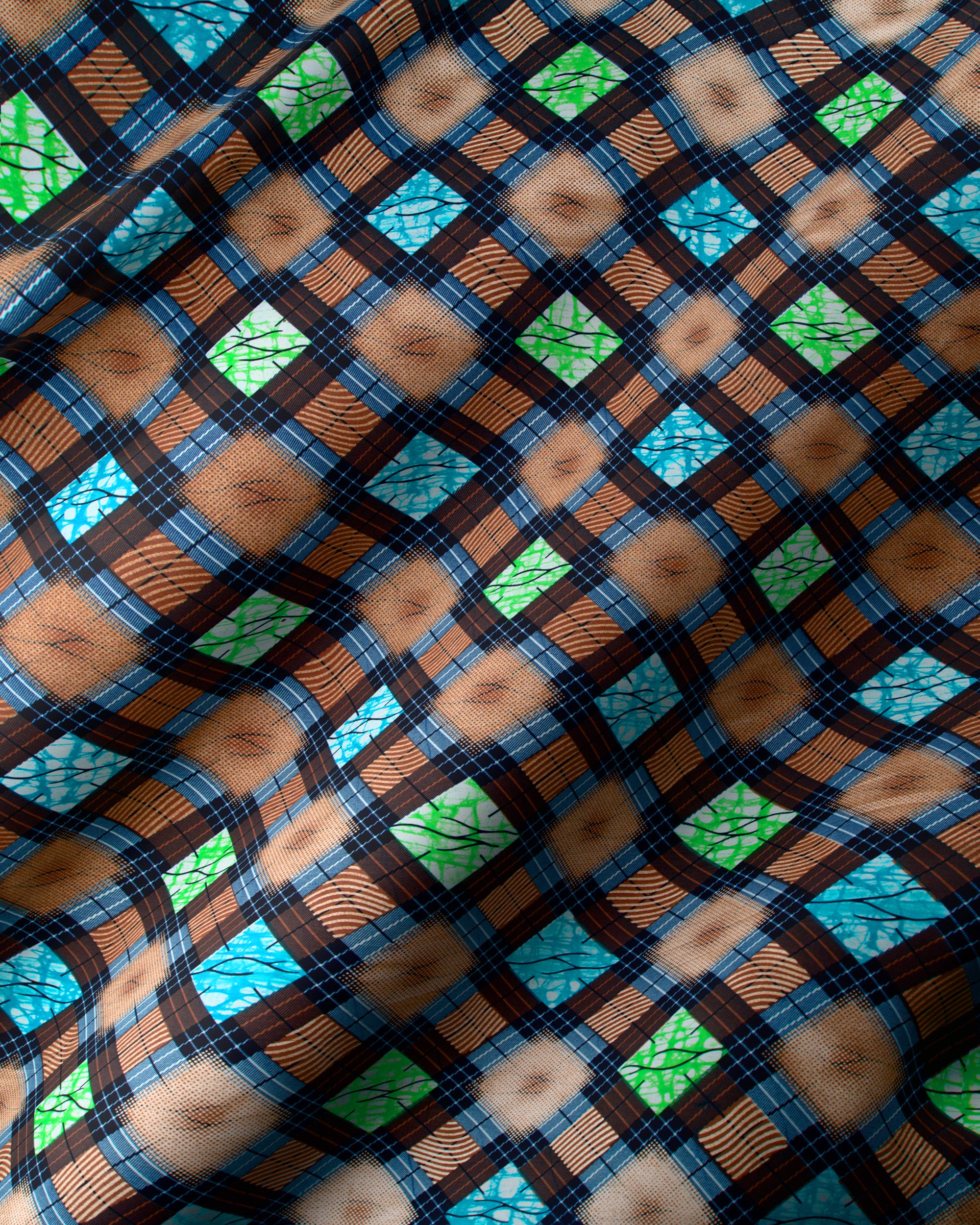 Vibrant african print fabric bold super-wax vla0947.065