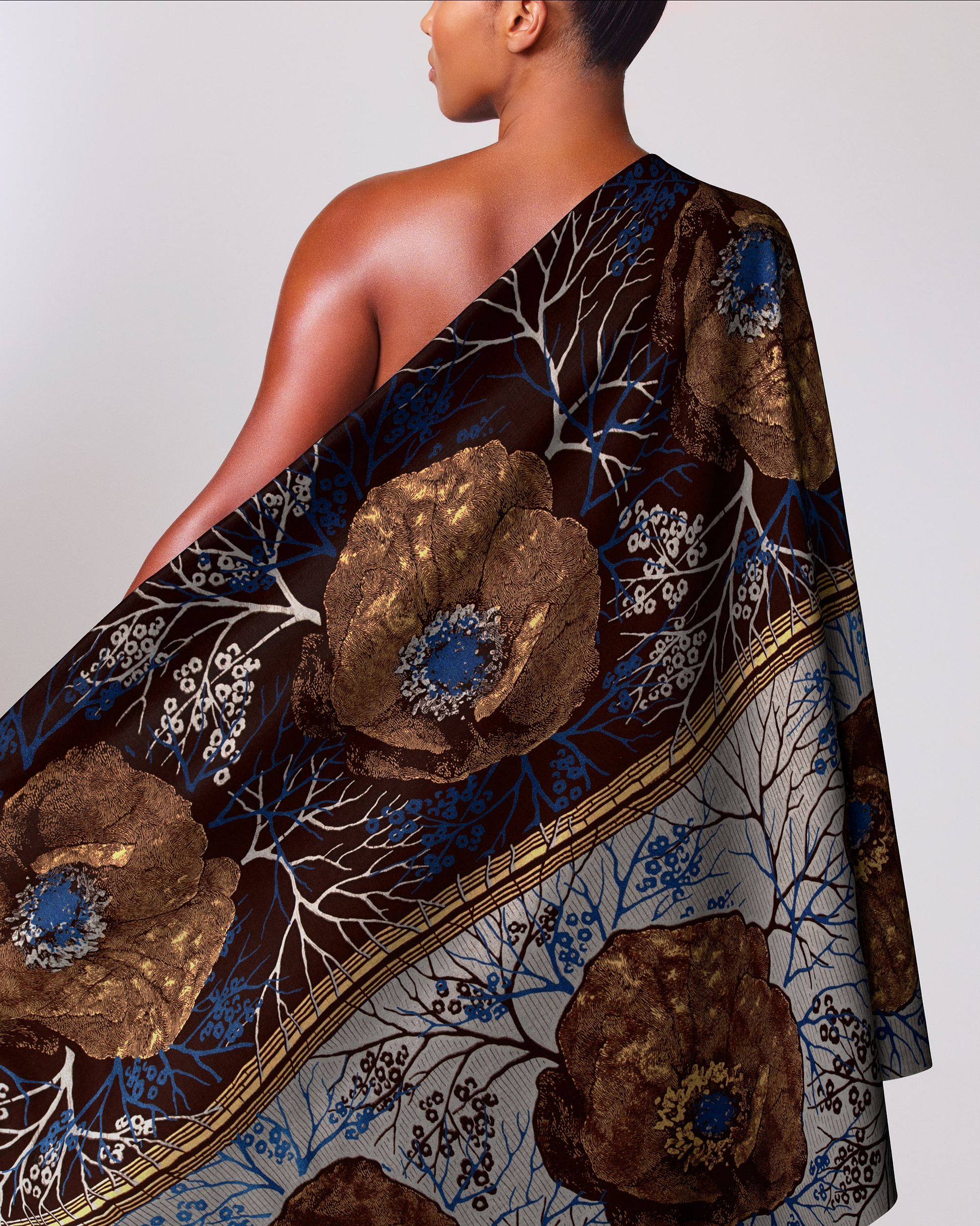 Wax Hollandais | VLA1119.039 | Royal Blue Embellished
