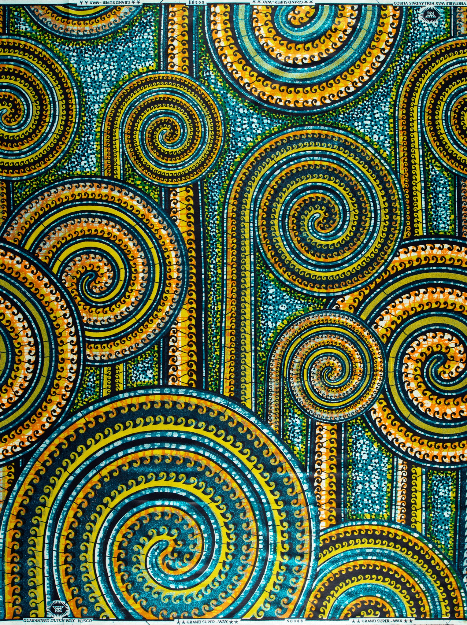 Vibrant african print fabric bold grand super-wax vls0388.008