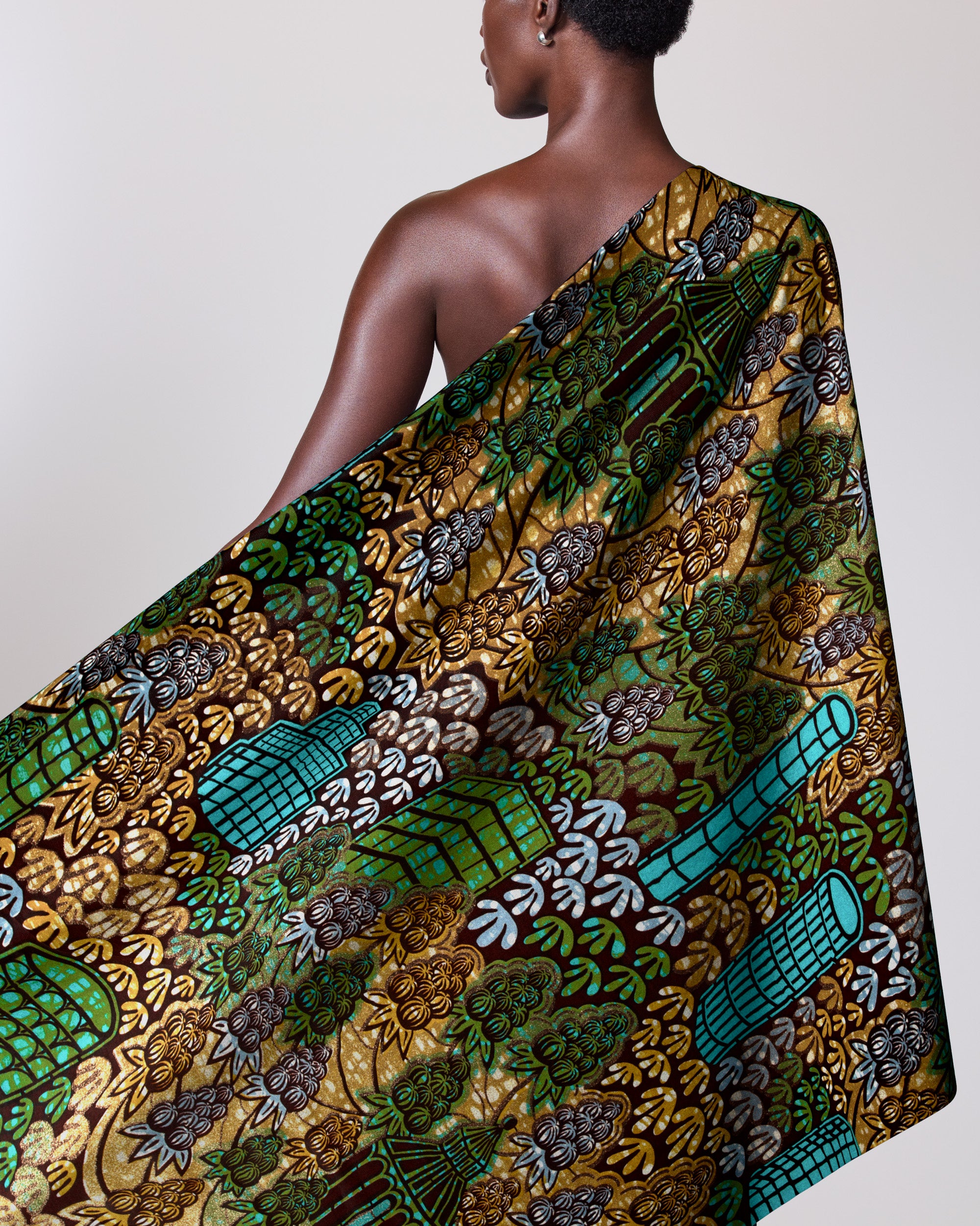 Grand Super-Wax | VLS0448.002 | Gold Shine Embellished – Vlisco