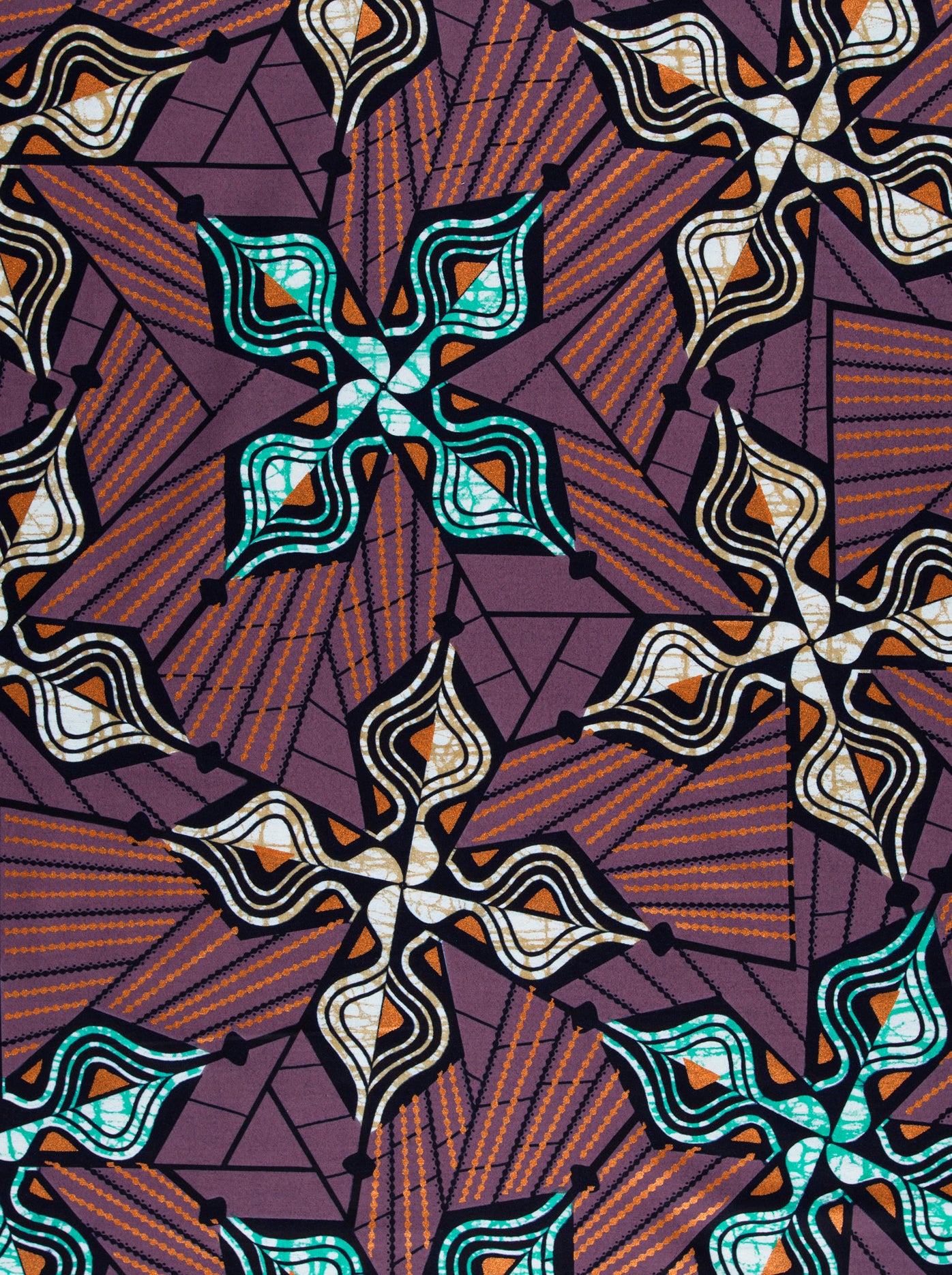 Vibrant purple african print fabric super-wax vls0562.016