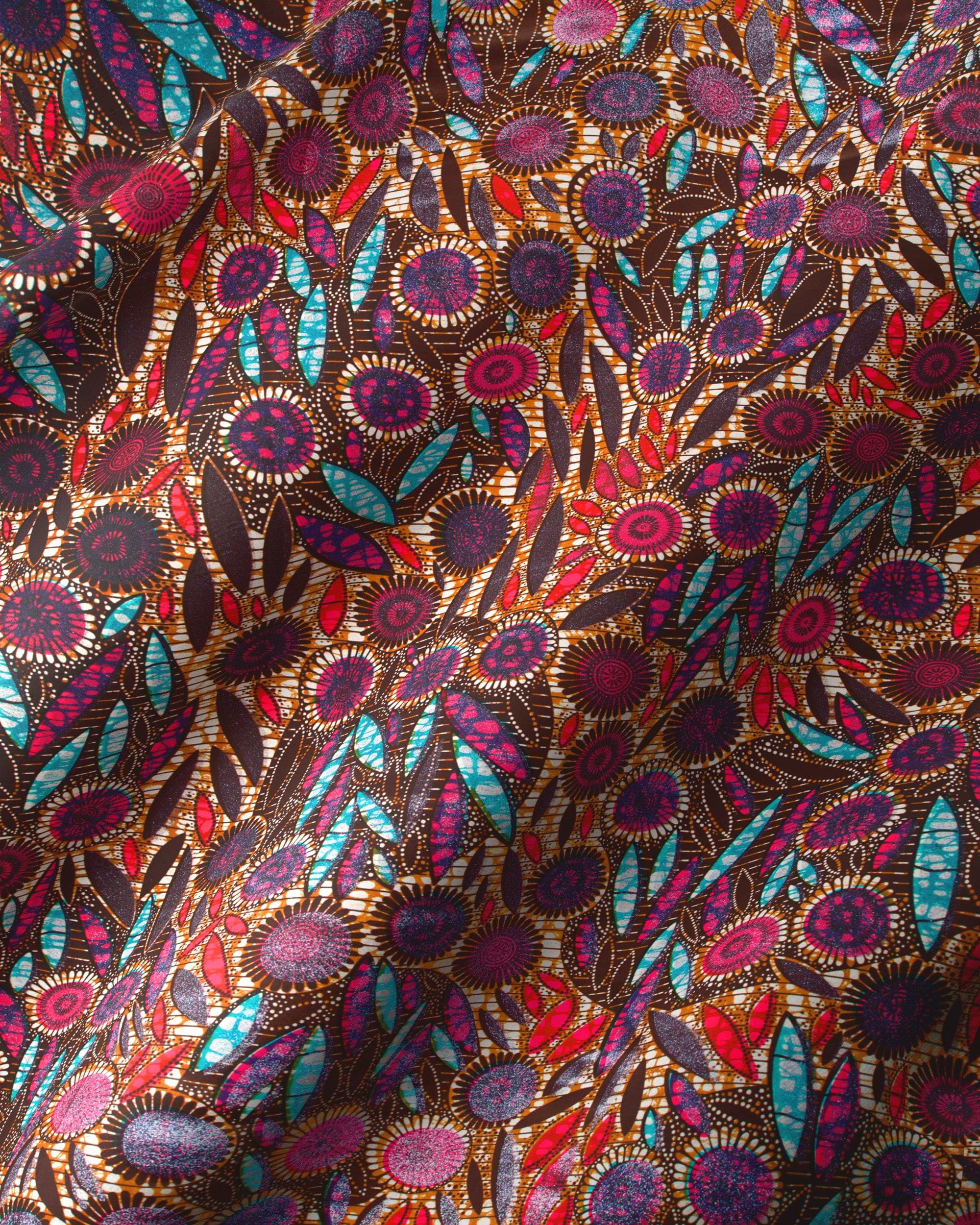 Floral patterned fabric grand super-wax vls0949.004