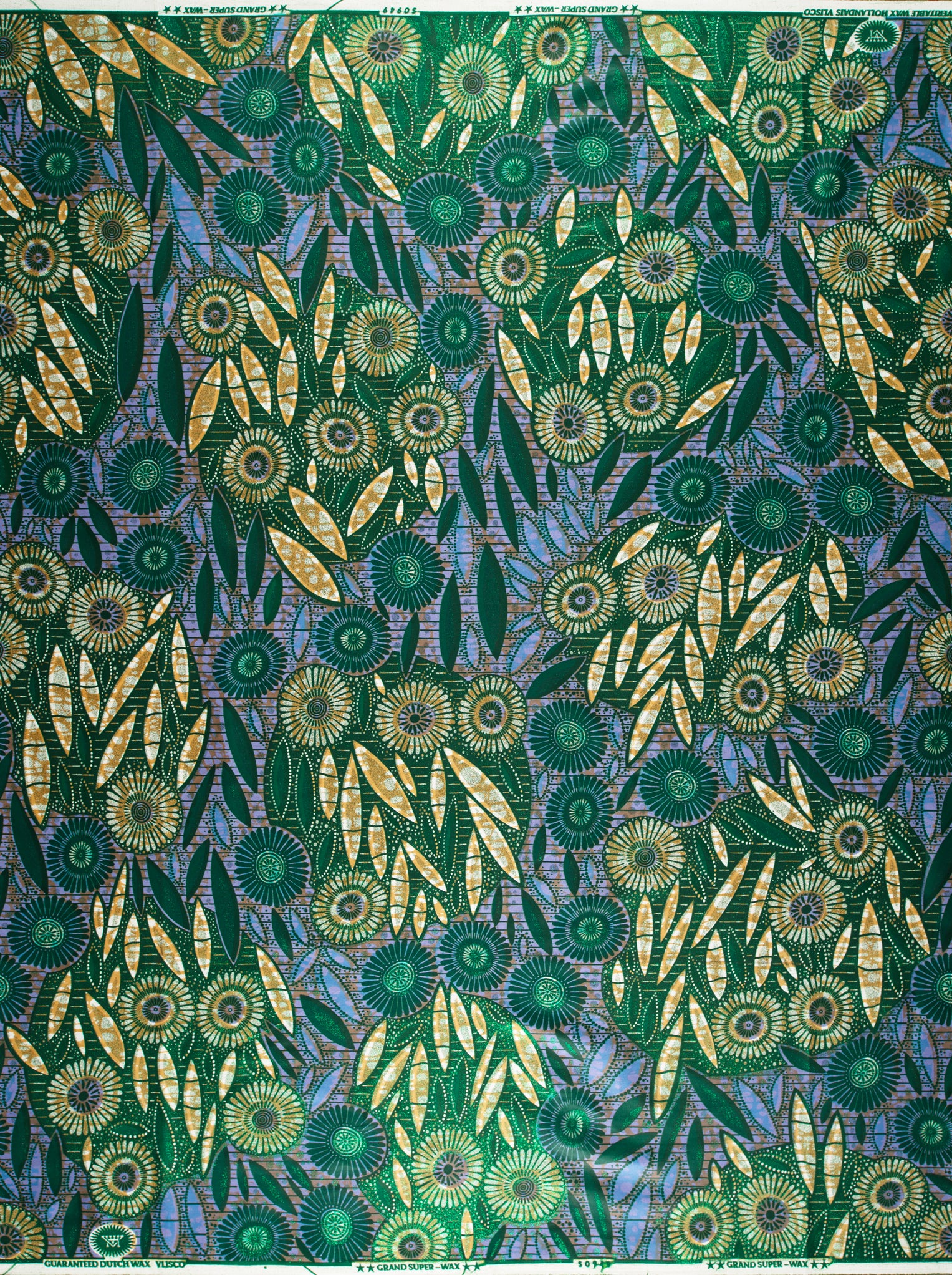 Grand Super-Wax | VLS0949.009 | Orné de Vert Pailleté