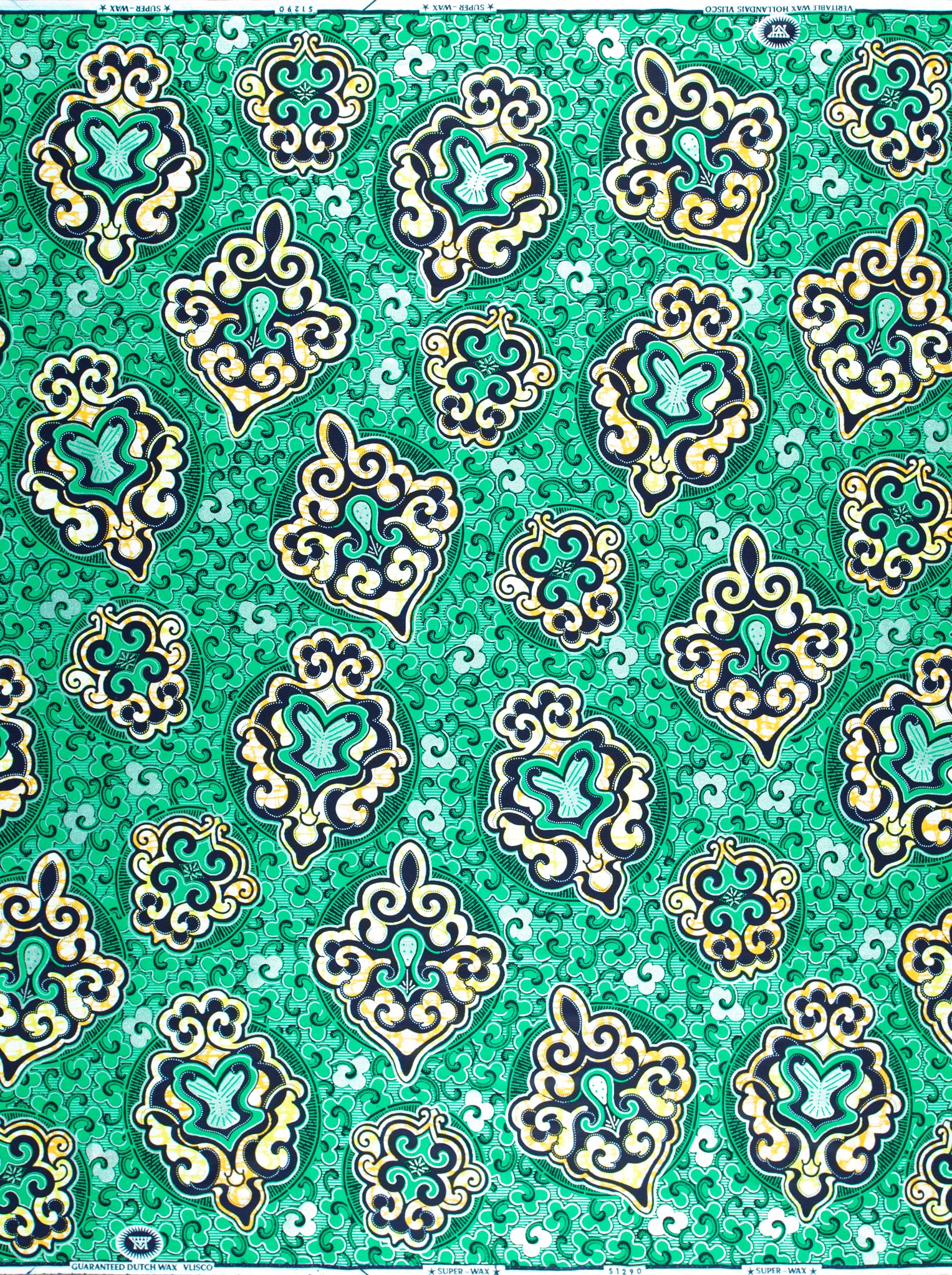 Super-Wax | VLS1290.026 | Pastel Green Embellished