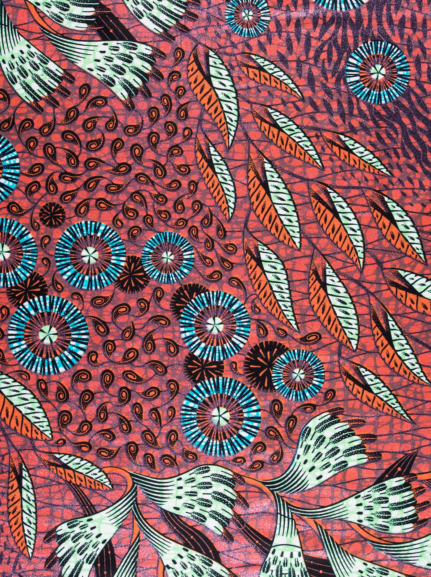 Colorful african wax print fabric grand super-wax vls1690.002