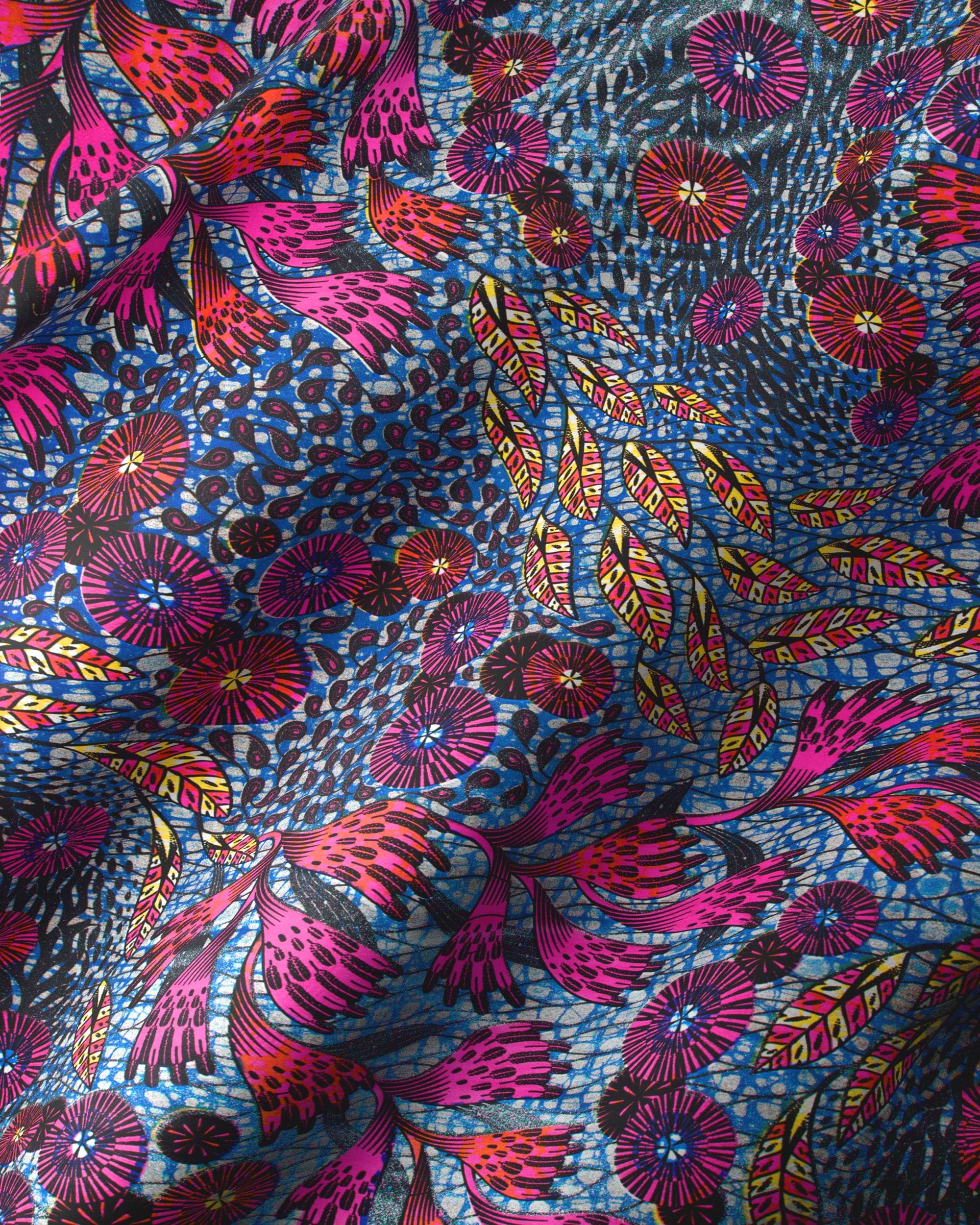 Vibrant floral fabric grand super-wax vls1690.010