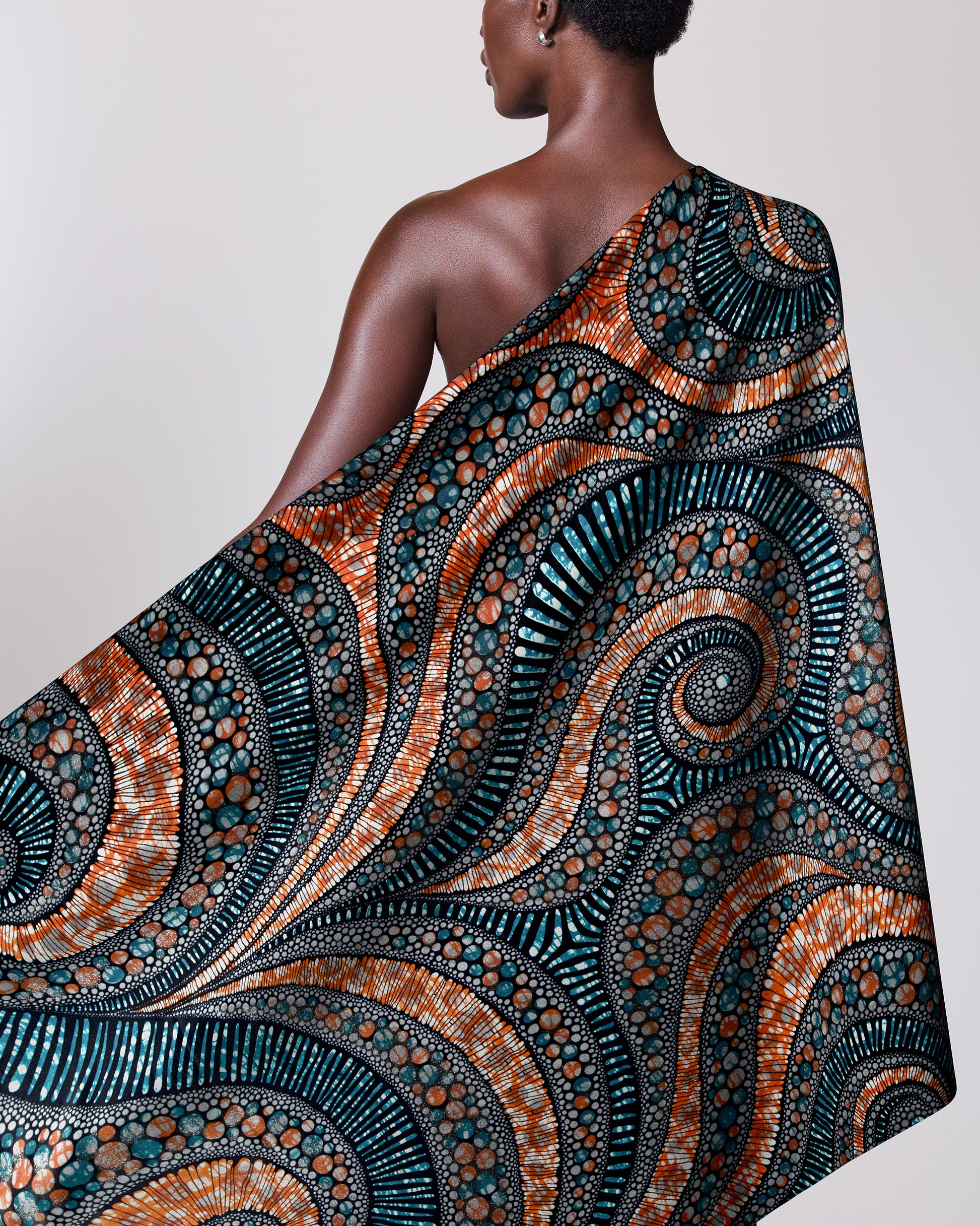 Grand Super-Wax | VLS1716.012 | Blue-Copper Shine Embellished